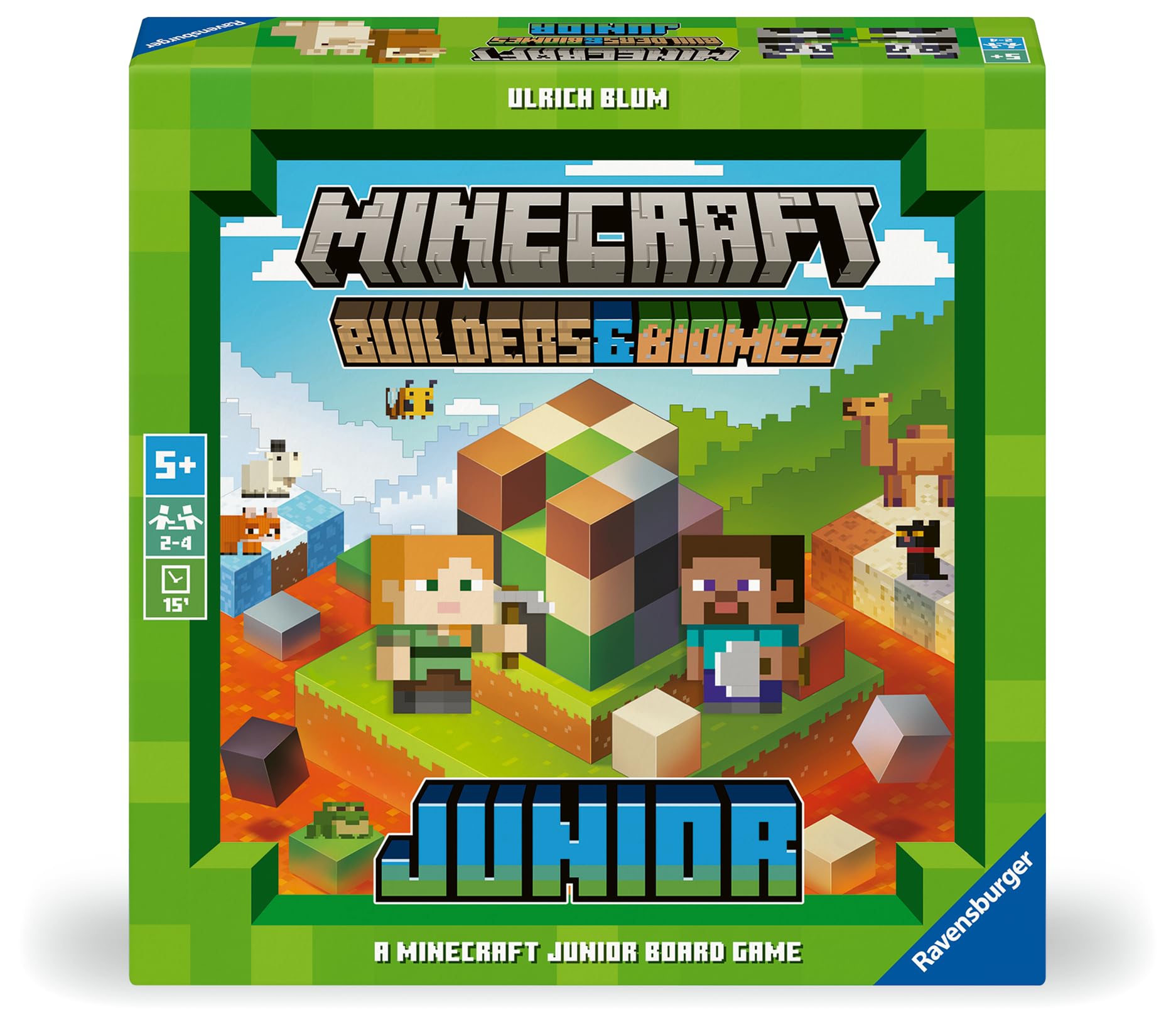 Ravensburger Minecraft Builders & Biomes Junior Board Game 3