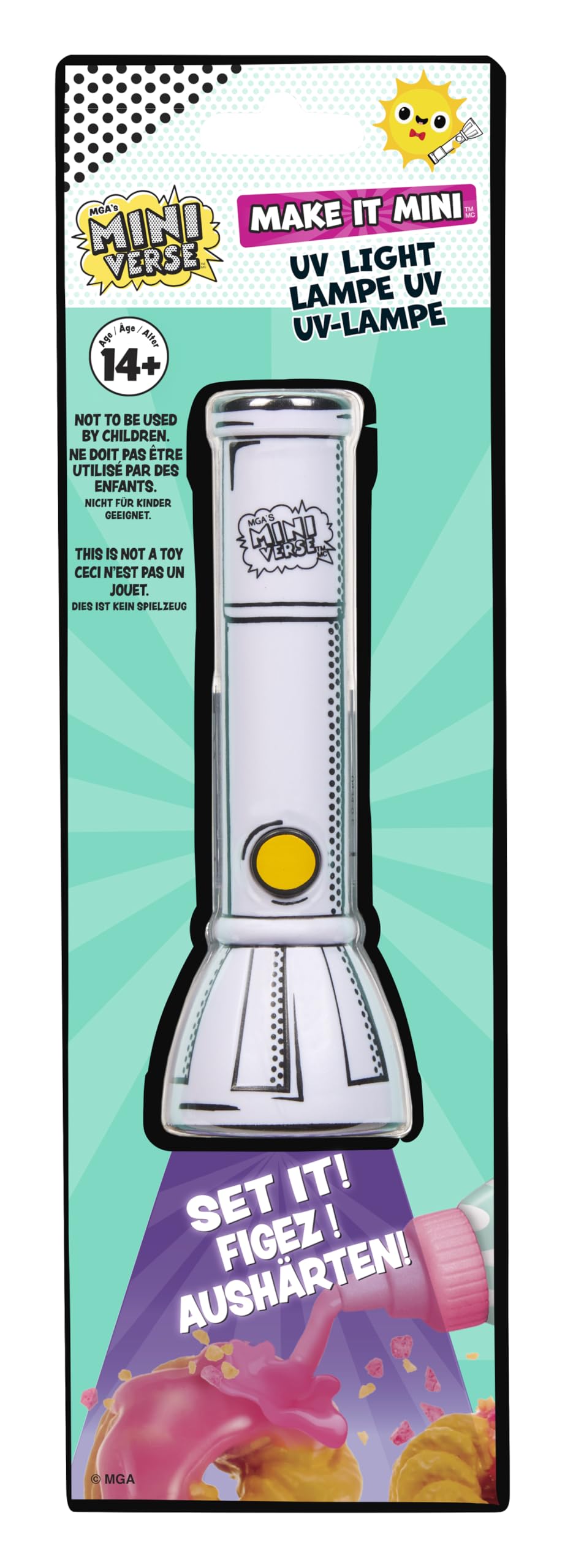 MGA's Miniverse Make It Mini UV Light Flashlight for Resin Curing