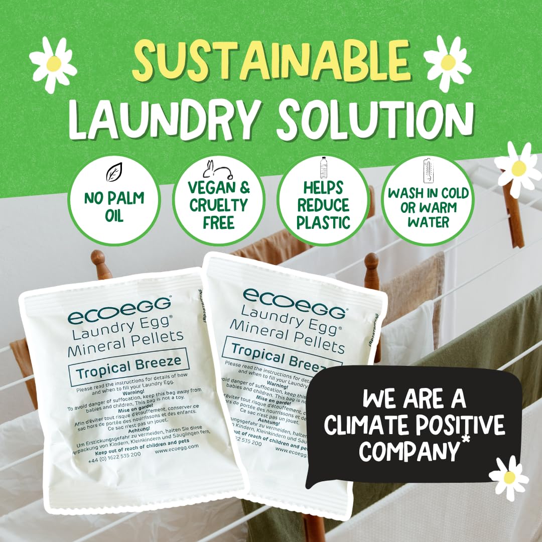 Ecoegg - Laundry Egg Refill Pellets 50 Washes Tropical Breeze 5