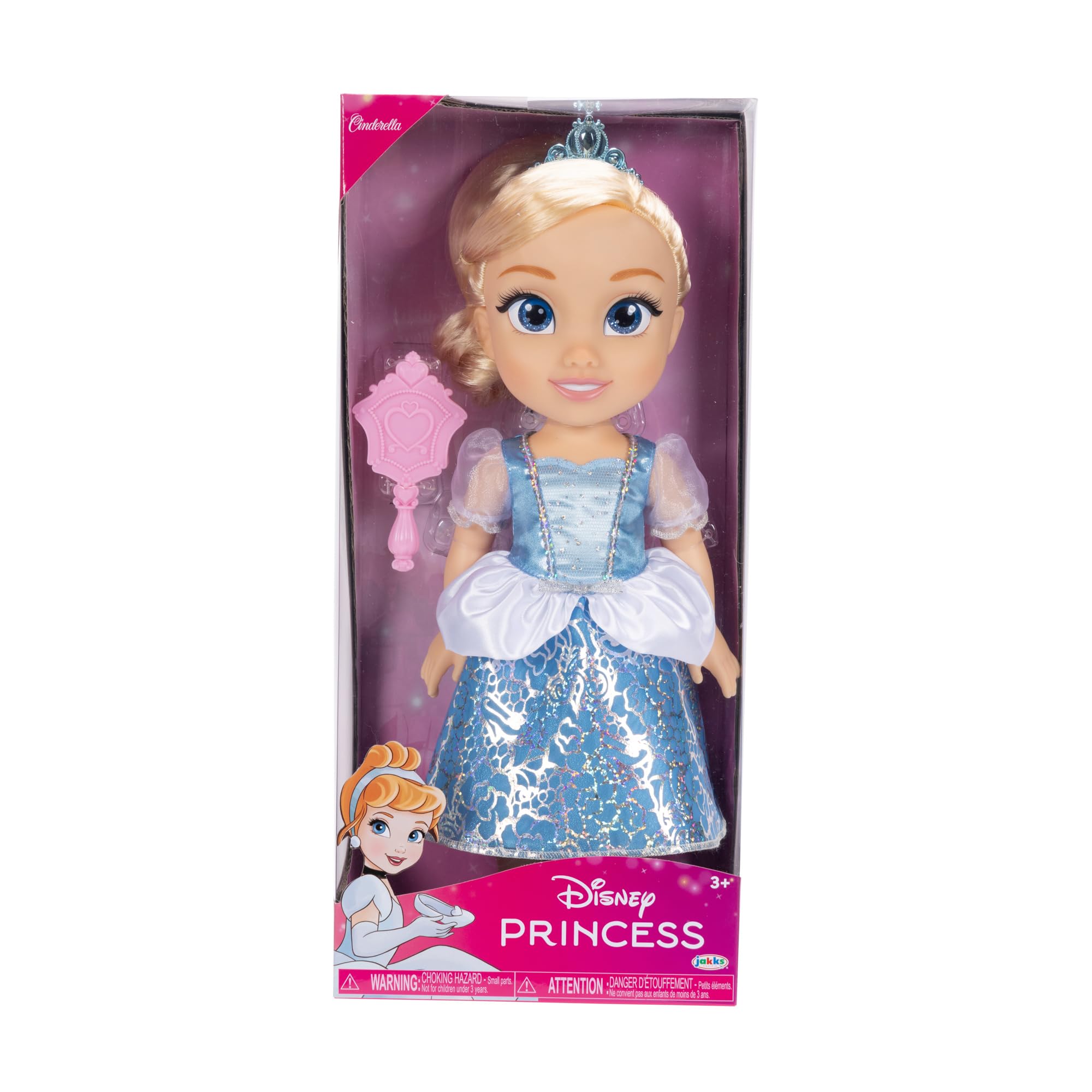 Disney Princess Cinderella Doll - 14" Shimmery Holofoil Dress with Royal Reflection Eyes, Ages 3+ 6