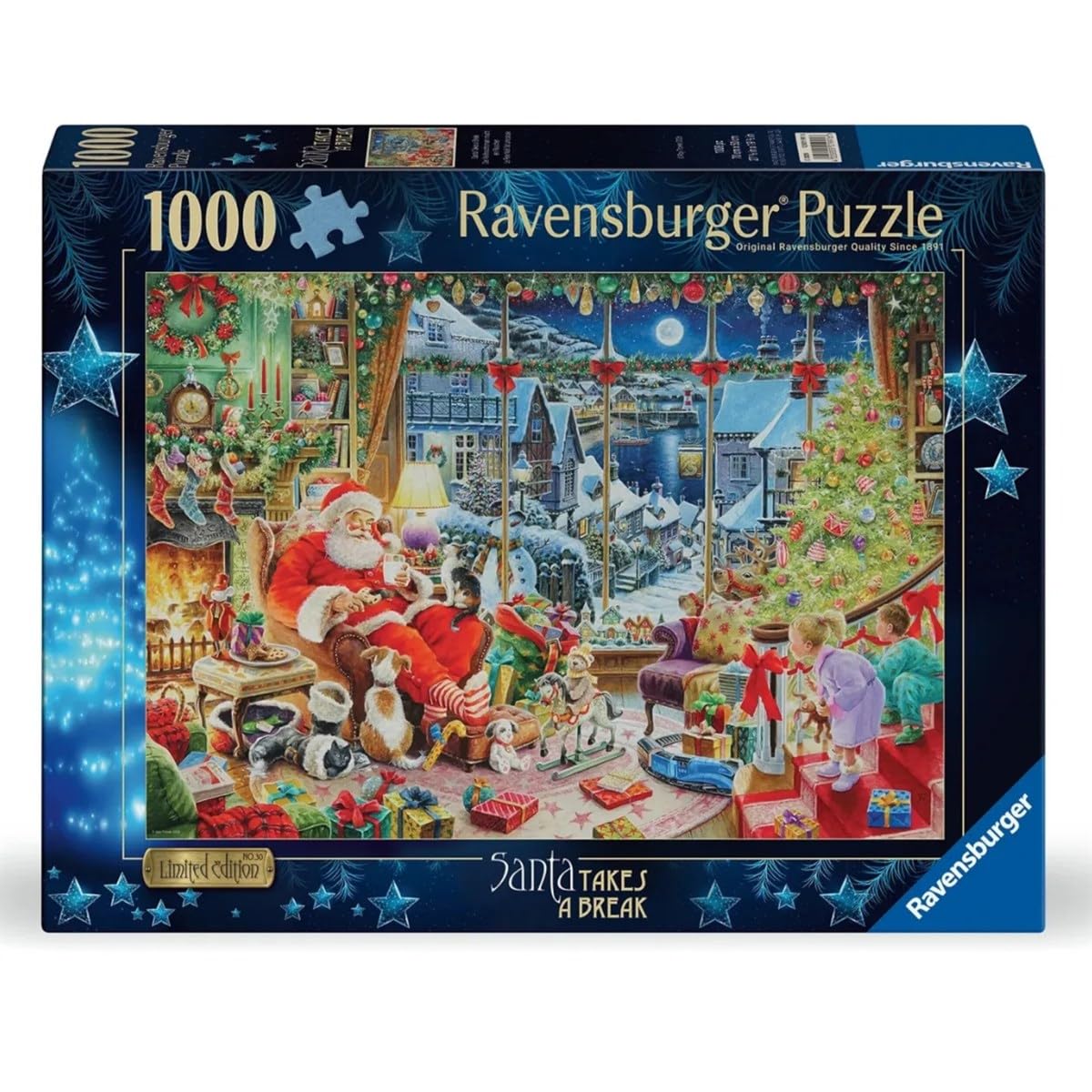 Ravensburger Santa Takes a Break Jigsaw Puzzle - 1000 Pieces