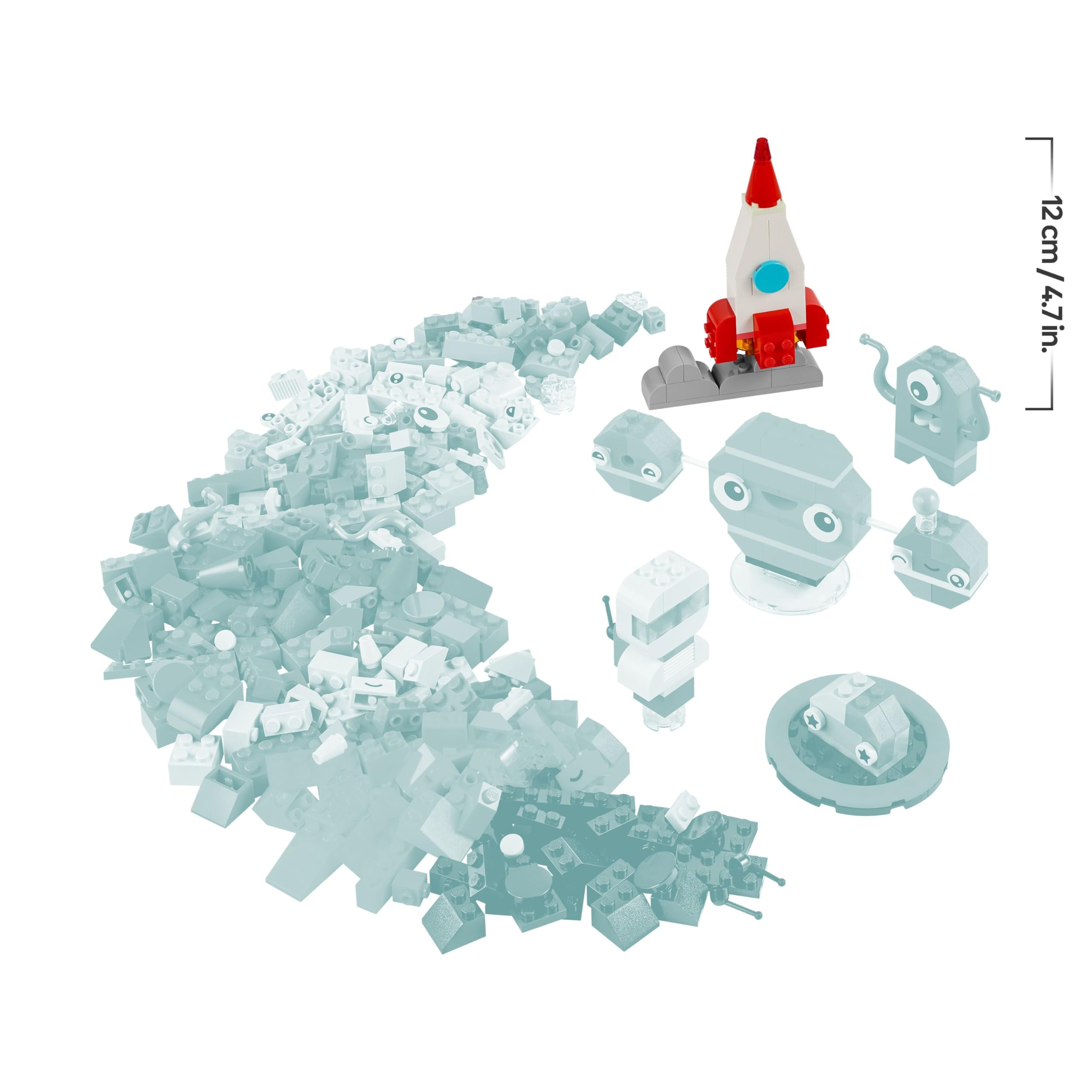 LEGO Classic Creative Space Planets Brick Box - Solar System Building Set for Kids 5+ 14