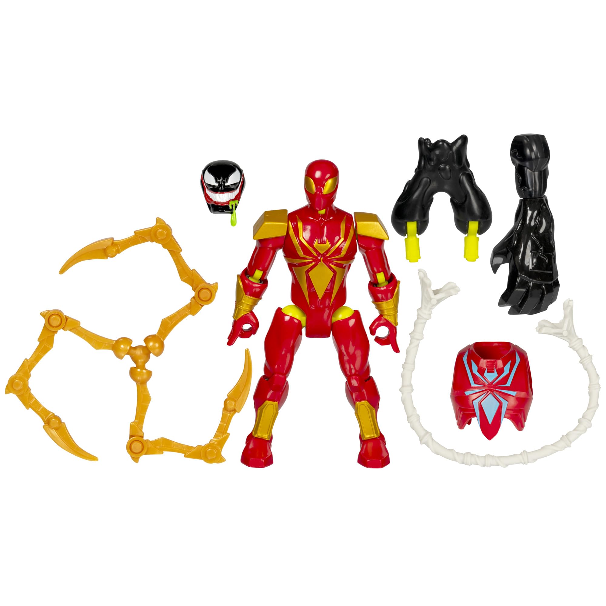 SPIDER-MAN MixMashers Iron Spider & Venom Mix-and-Match Action Figure