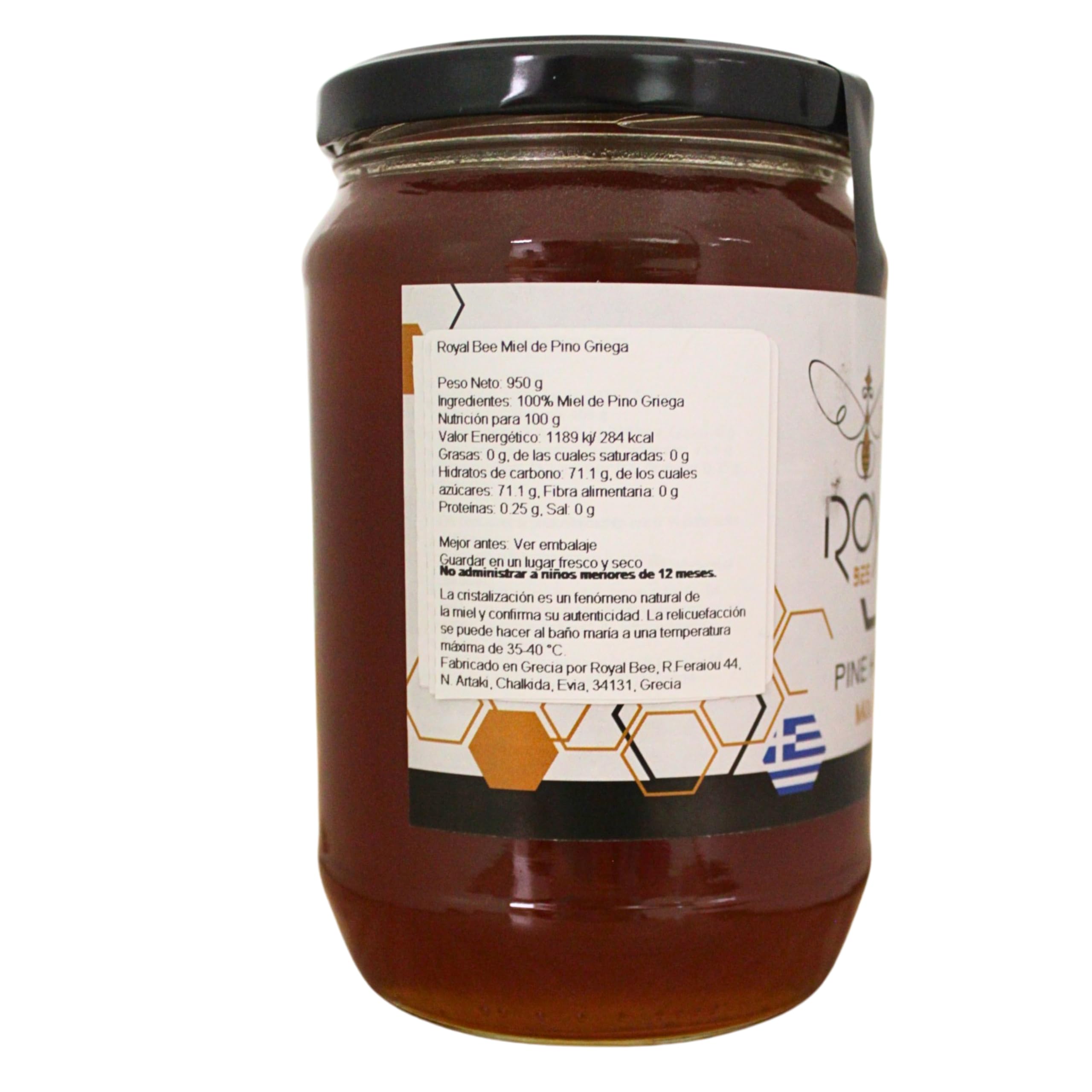 Royal Bee Greek Pine Honey - Low Sugar Flavor | High Nutritional Value | 950g 5