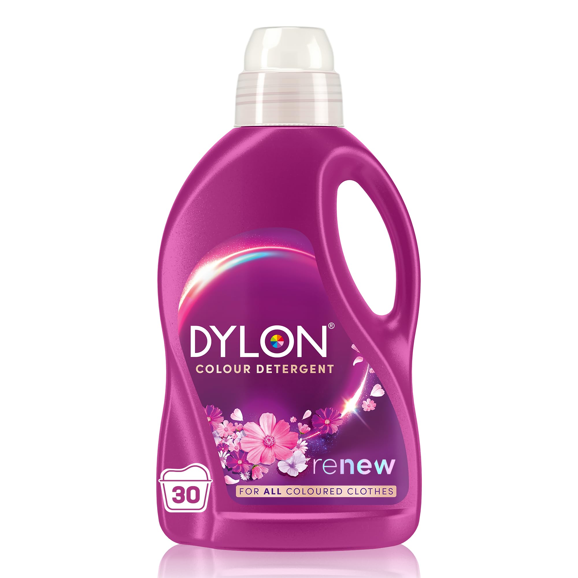 Dylon Blossom Liquid Laundry Detergent - Revitalises Colours & Renews Fibres | 30 Wash Loads | 1.5L