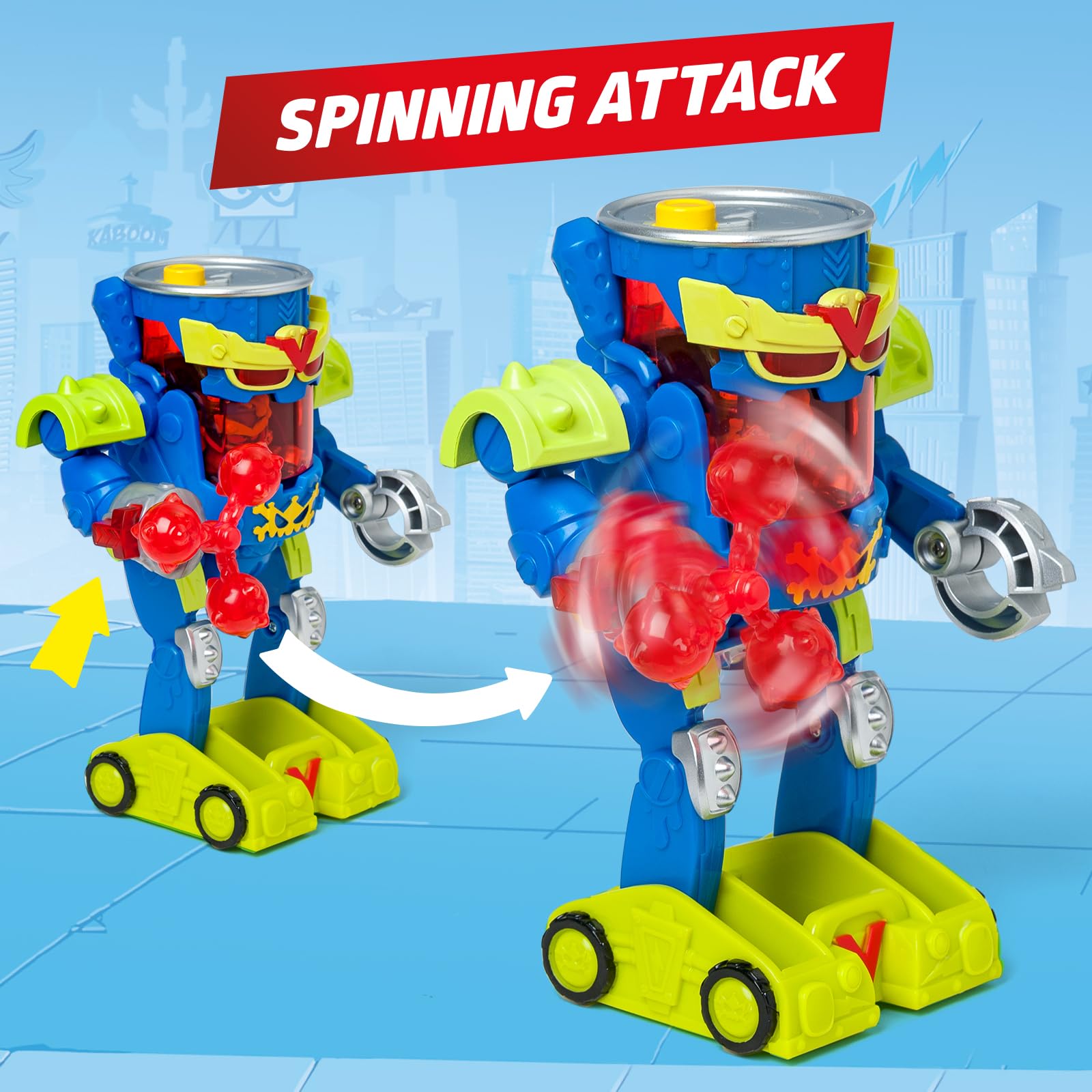 SUPERTHINGS RIVALS OF KABOOM Ultra Striker Mr. King Robot Playset | Exclusive Figure | 3+ Years 7
