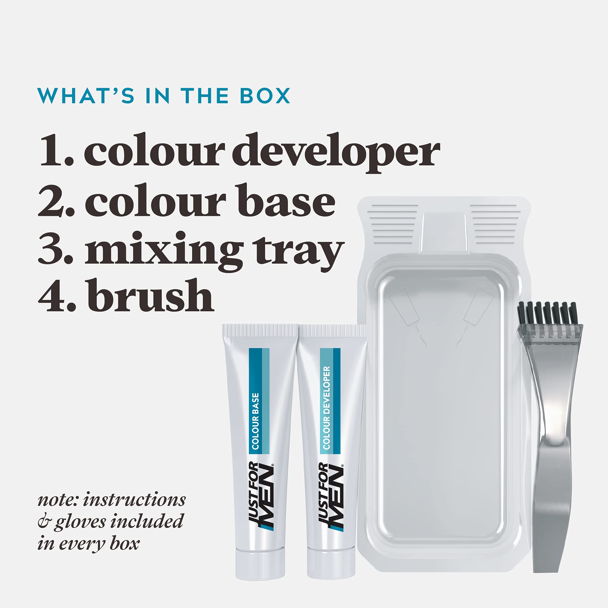 Just For Men Moustache & Beard Dye - Light Brown (M25) for Thicker, Fuller Look 3