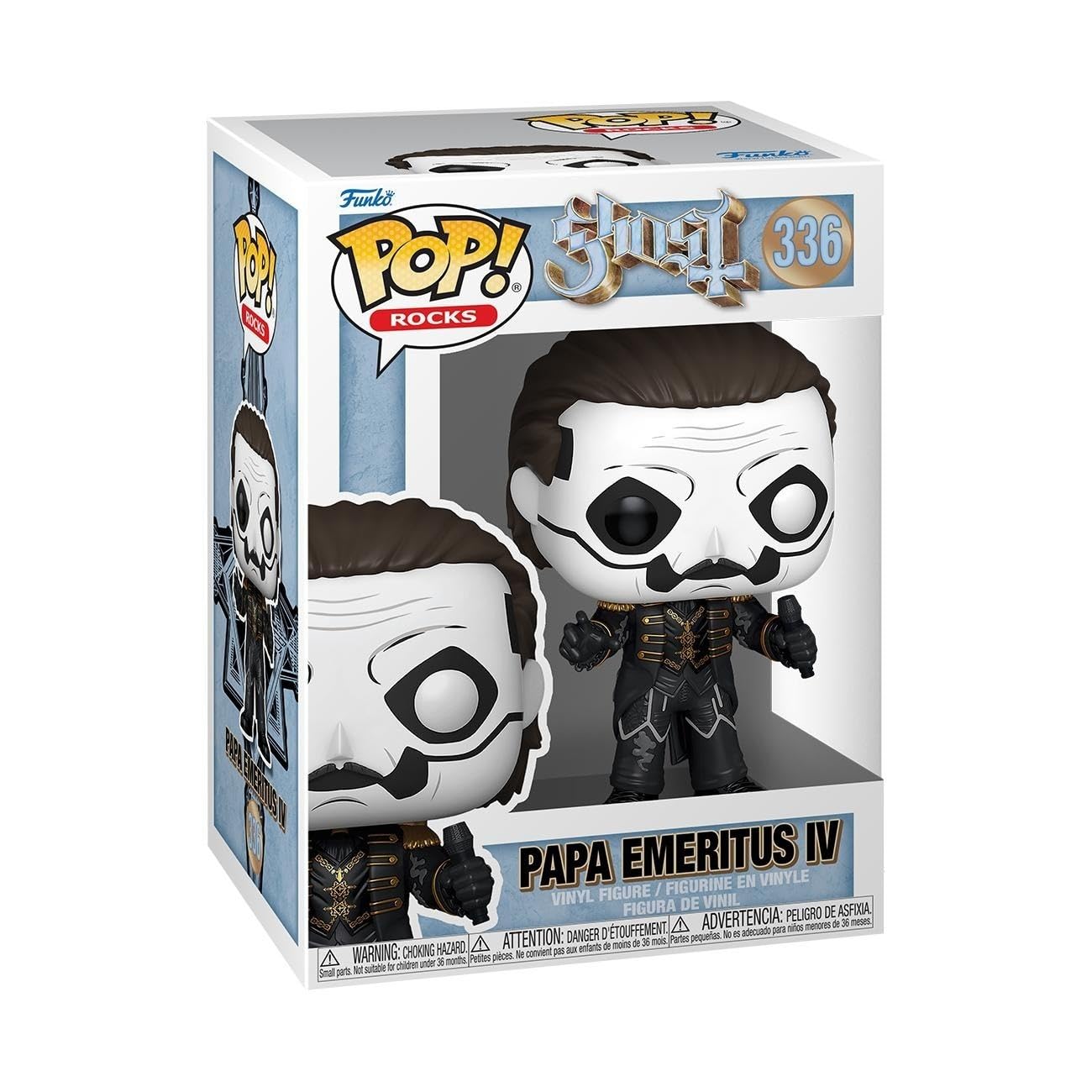 Funko Pop! Rocks - Papa Emeritus IV Vinyl Figur #336 (72565) 4