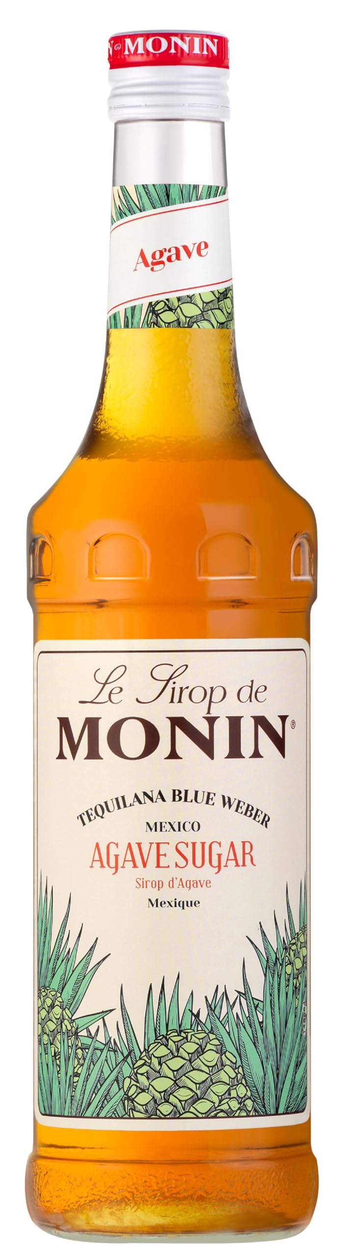MONIN Premium Agave Syrup 700 ml - Vegan-Friendly Sweetener for Cocktails, Coffee & Mocktails
