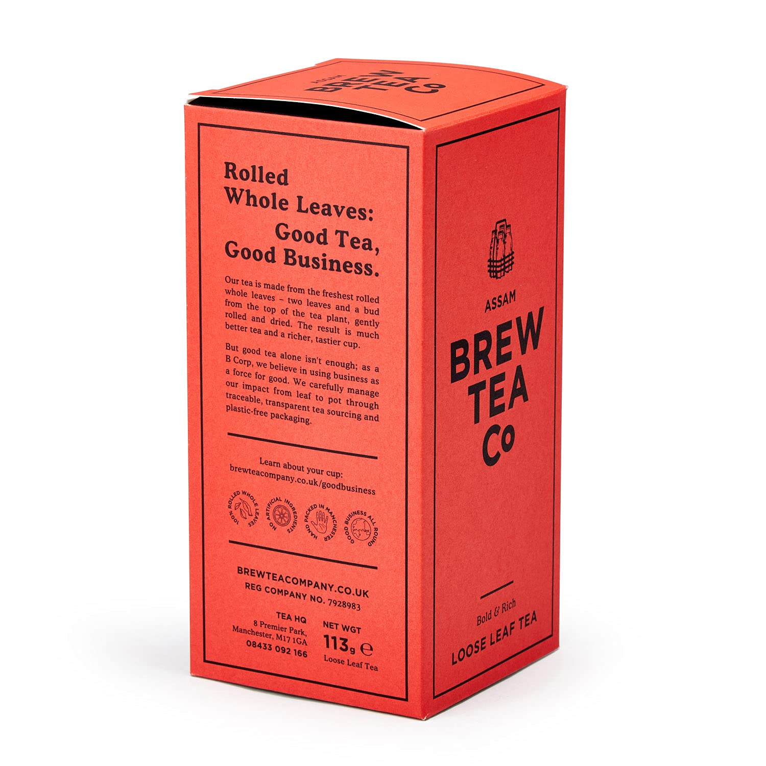 Brew Tea Co - Assam Black Tea - Bold & Rich - 113g Loose Leaf Tea 6