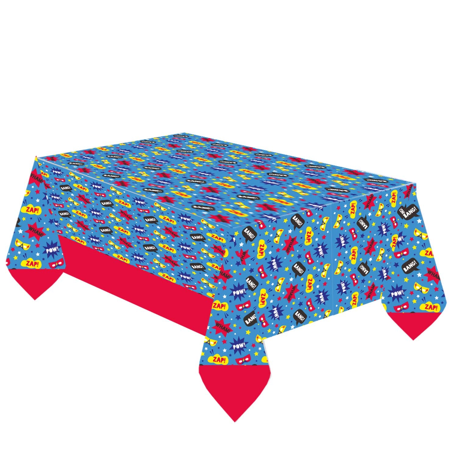Amscan Superhero Birthday Party Paper Table Cover - 1.8 m 7