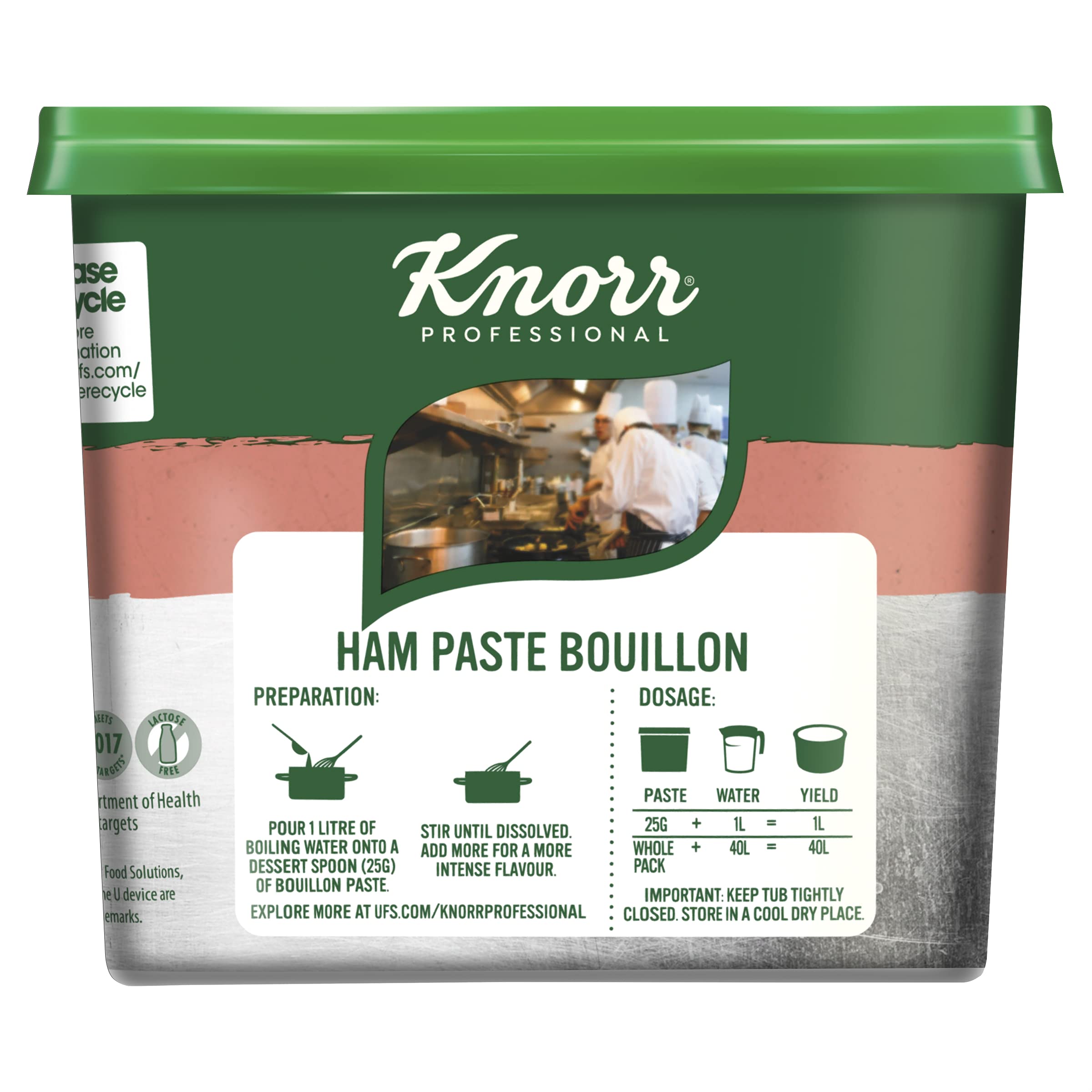 Knorr Gluten Free Ham Paste Bouillon, 1 kg 4