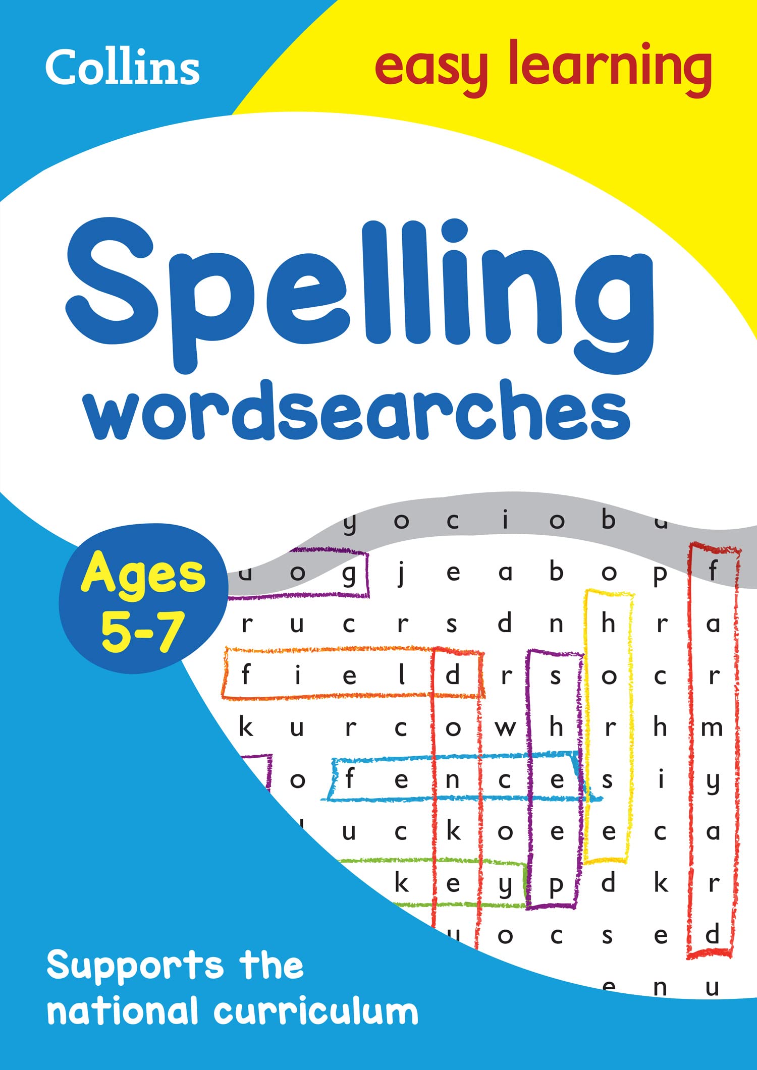 Collins Easy Learning KS1 Spelling Word Searches Ages 5-7 | Paperback | 32 Pages