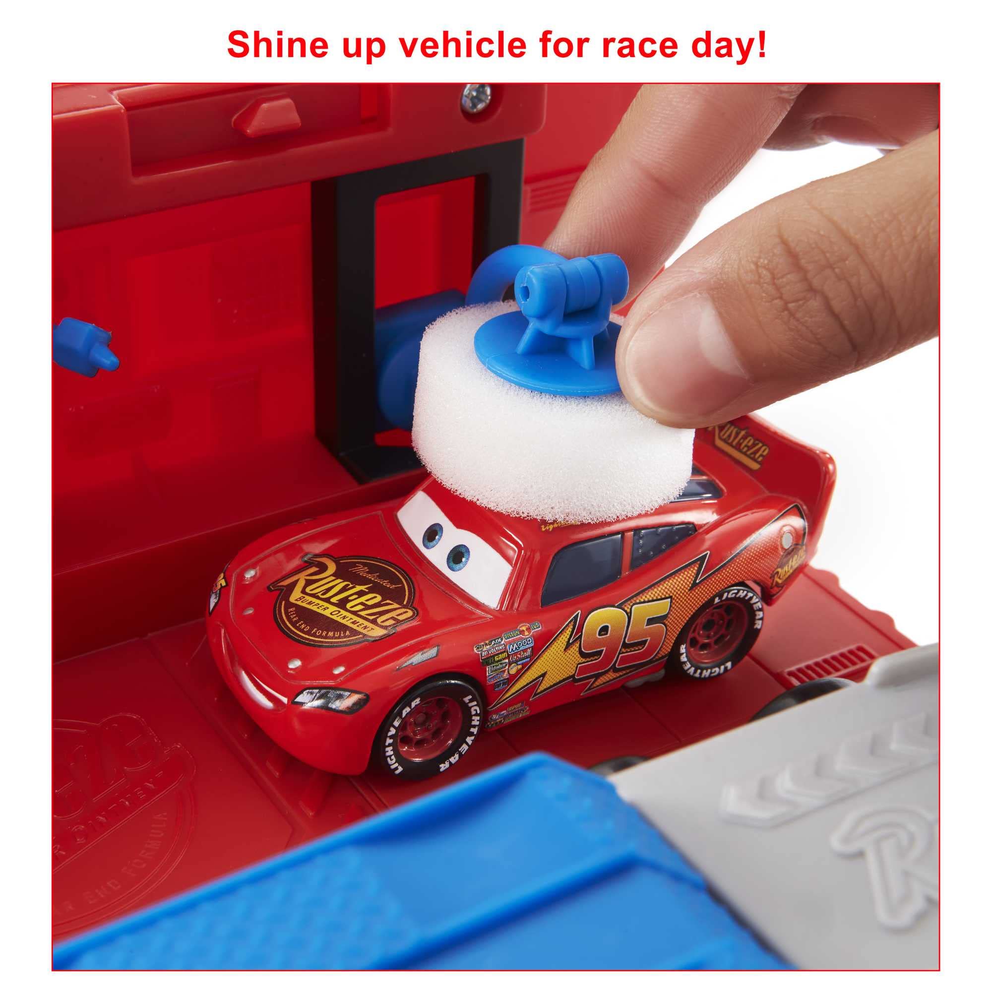 Disney and Pixar Cars Transforming Mack Playset - 2-in-1 Toy Truck & Tune-Up Station for Kids 3+ 6