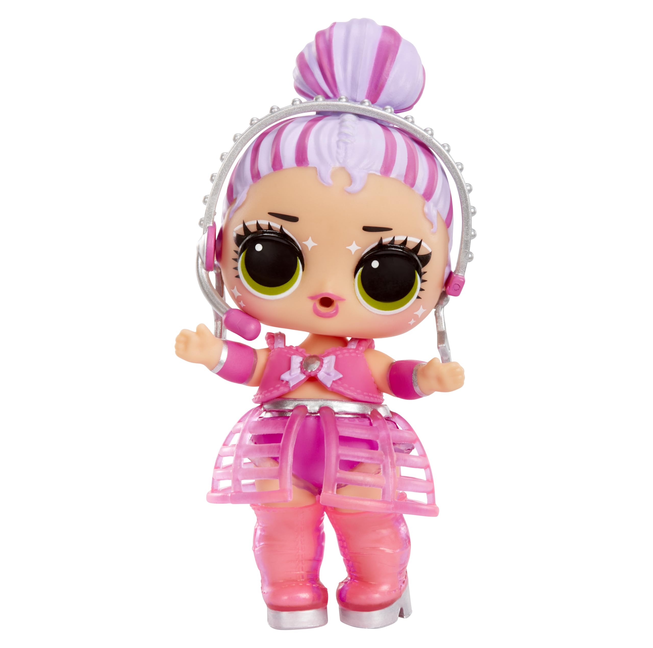 L.O.L. Surprise! Neon Pop Stars Tots - 1 Doll with Magical Blacklight Surprise 4
