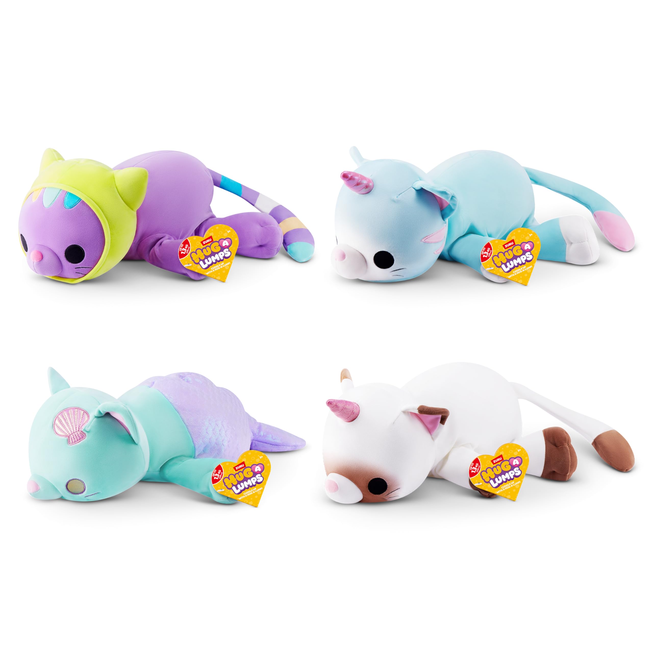 Hug-A-Lumps Skye Kitten Weighted Plush - 1.5kg Comfort | Super-Soft Polyester | Unisex Children