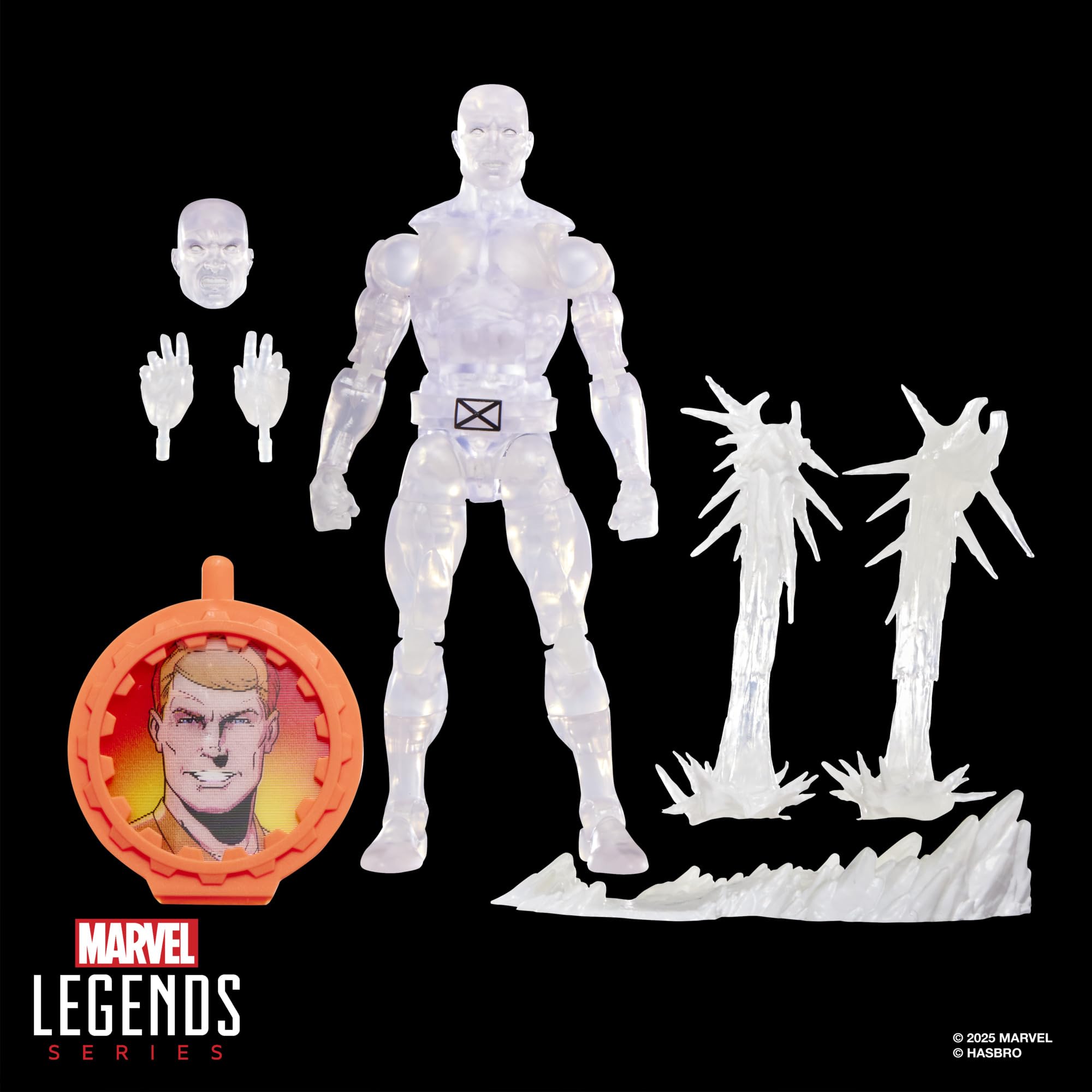 Marvel Legends Series Ice Man Action Figure - 6 Inch | Retro Secret Wars Inspired | Hasbro