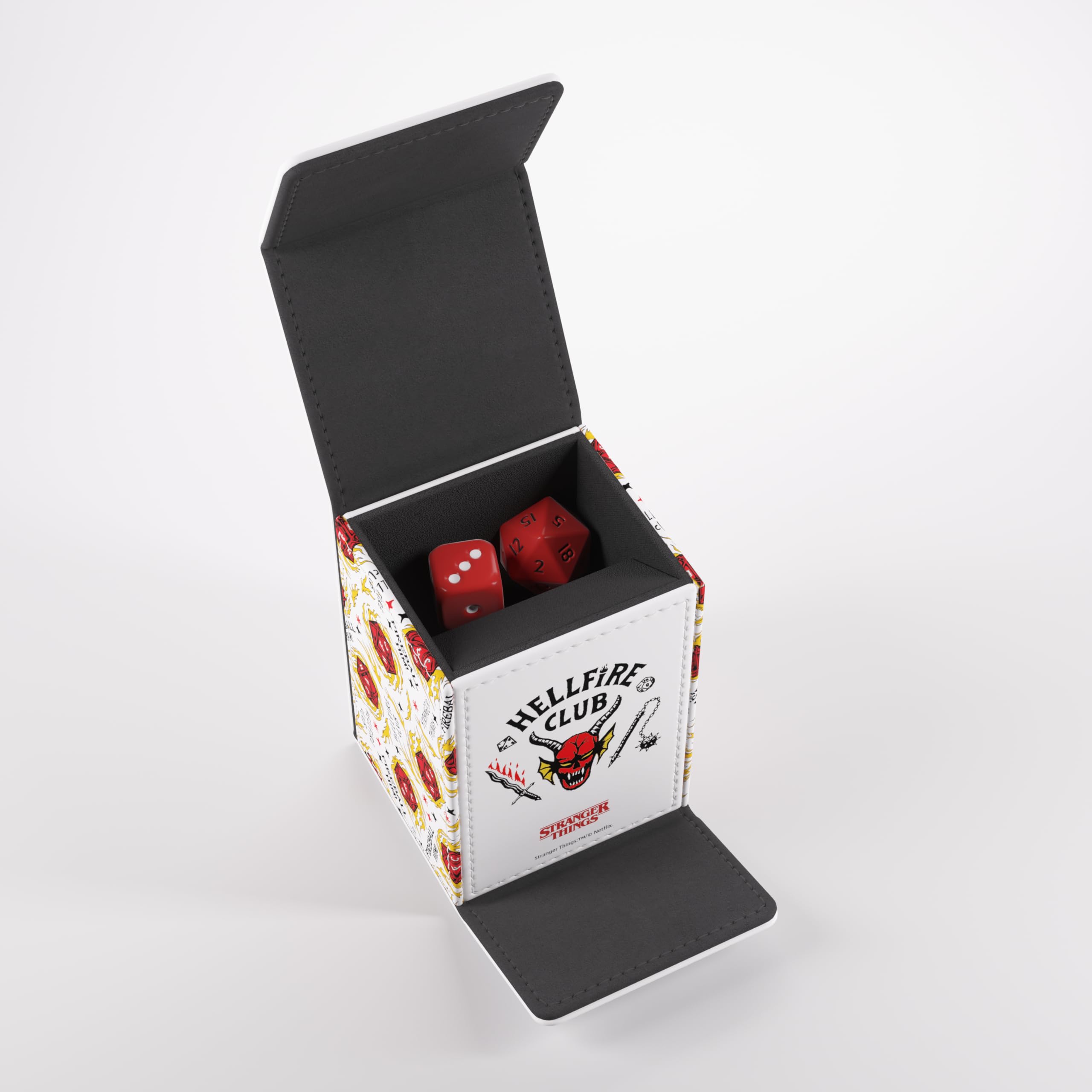 Gamegenic Stranger Things Hellfire Club Premium Dice Tower and Storage Cube 4