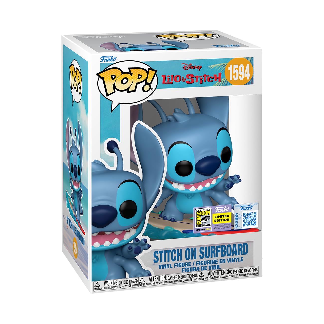 Funko Pop! Vinyl: Lilo & Stitch - Stitch Surf - Amazon Exclusive