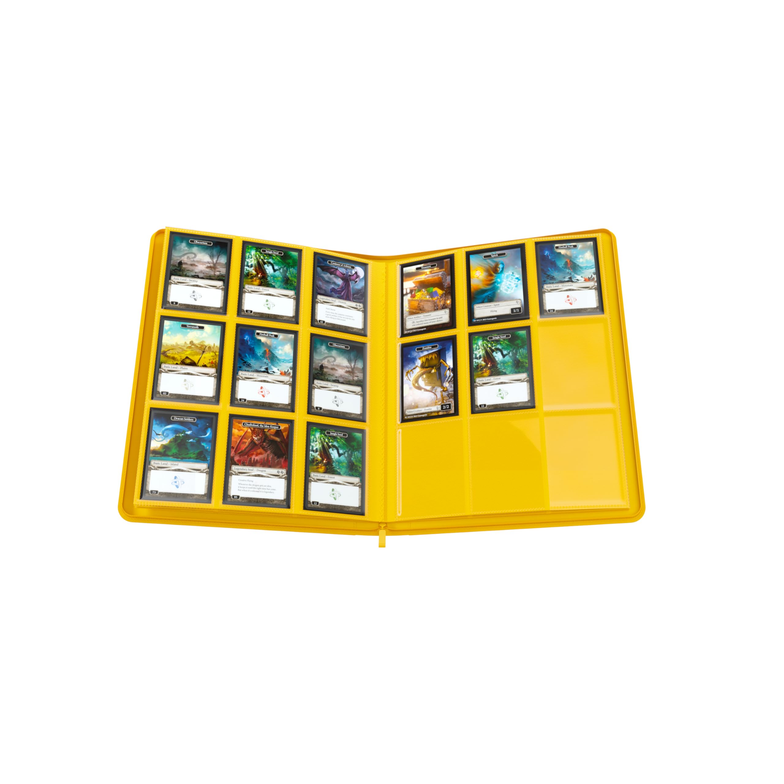 Gamegenic Zip-Up Album 18-Pocket - Yellow Trading Card Game Accessory 5