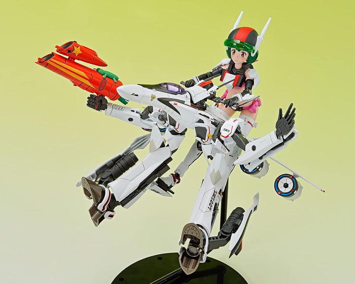 GOOD SMILE Aoshima - Macross F VF-25F Messiah Ranka Lee Plastic Model Kit - Anime Series Collectible for Ages 15+