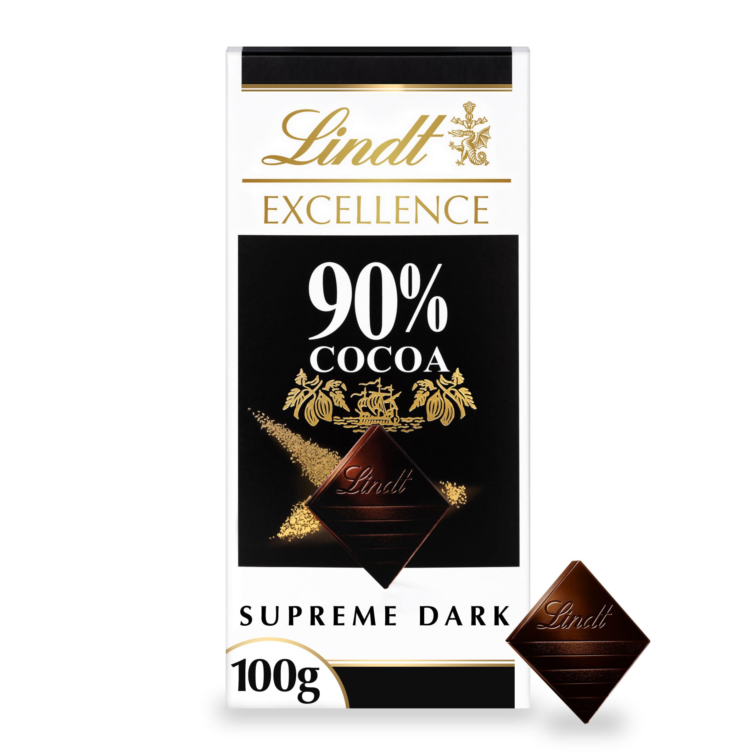 Lindt Excellence Supreme Dark 90% Kakao Schokoladentafel 100g