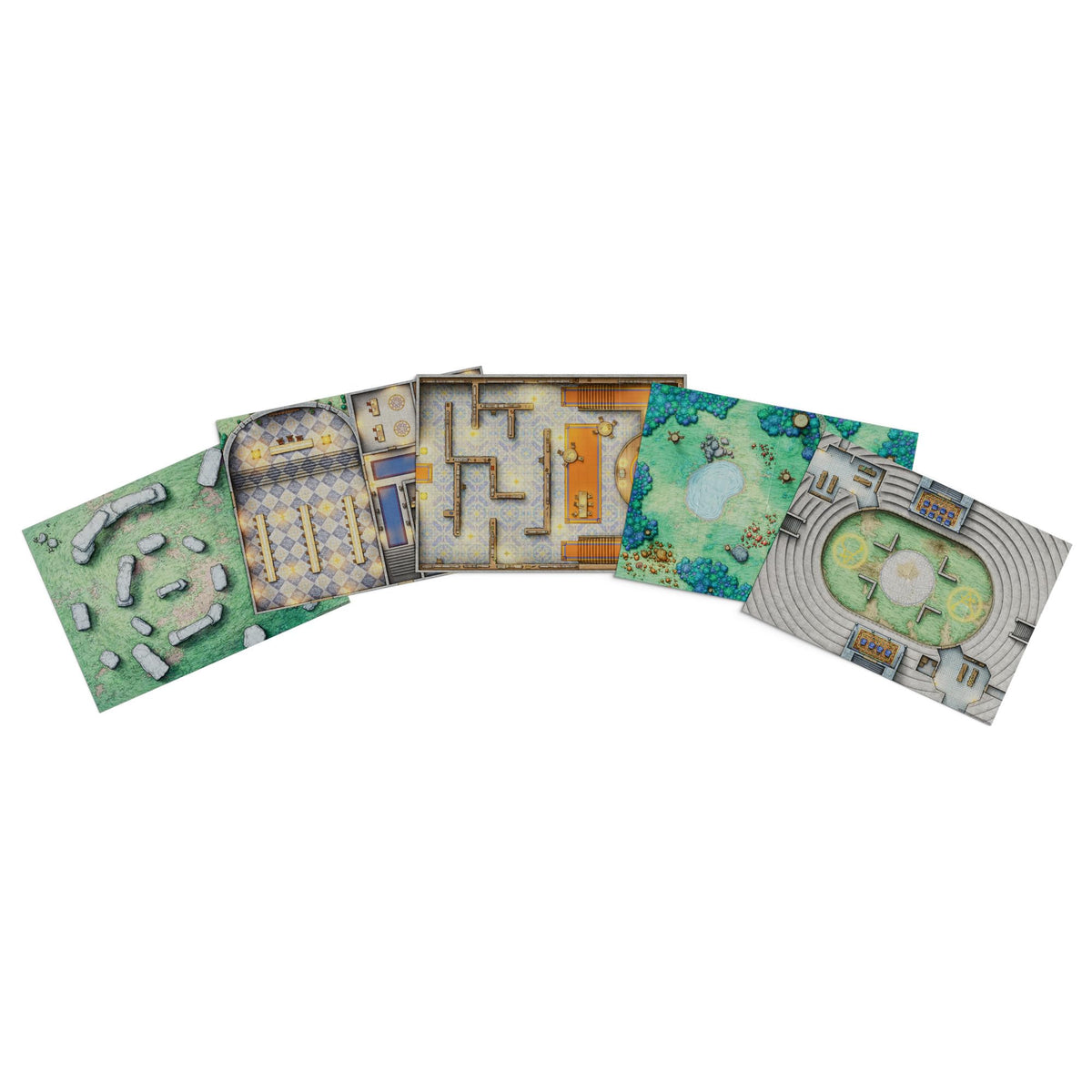 Dungeons & Dragons Arcana Unleashed - Map Pack | 10 Tactical Maps, Monster Tokens, Traps 3