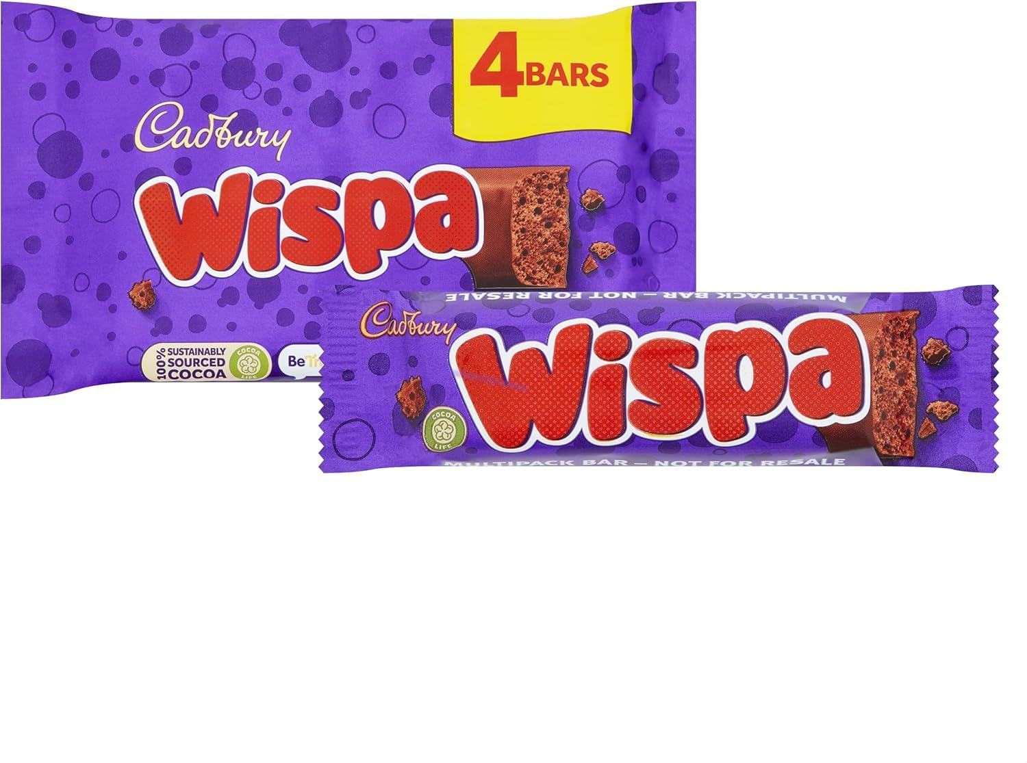 Cadbury – Wispa-Schokoriegel (95 g, 4er-Multipack) 6