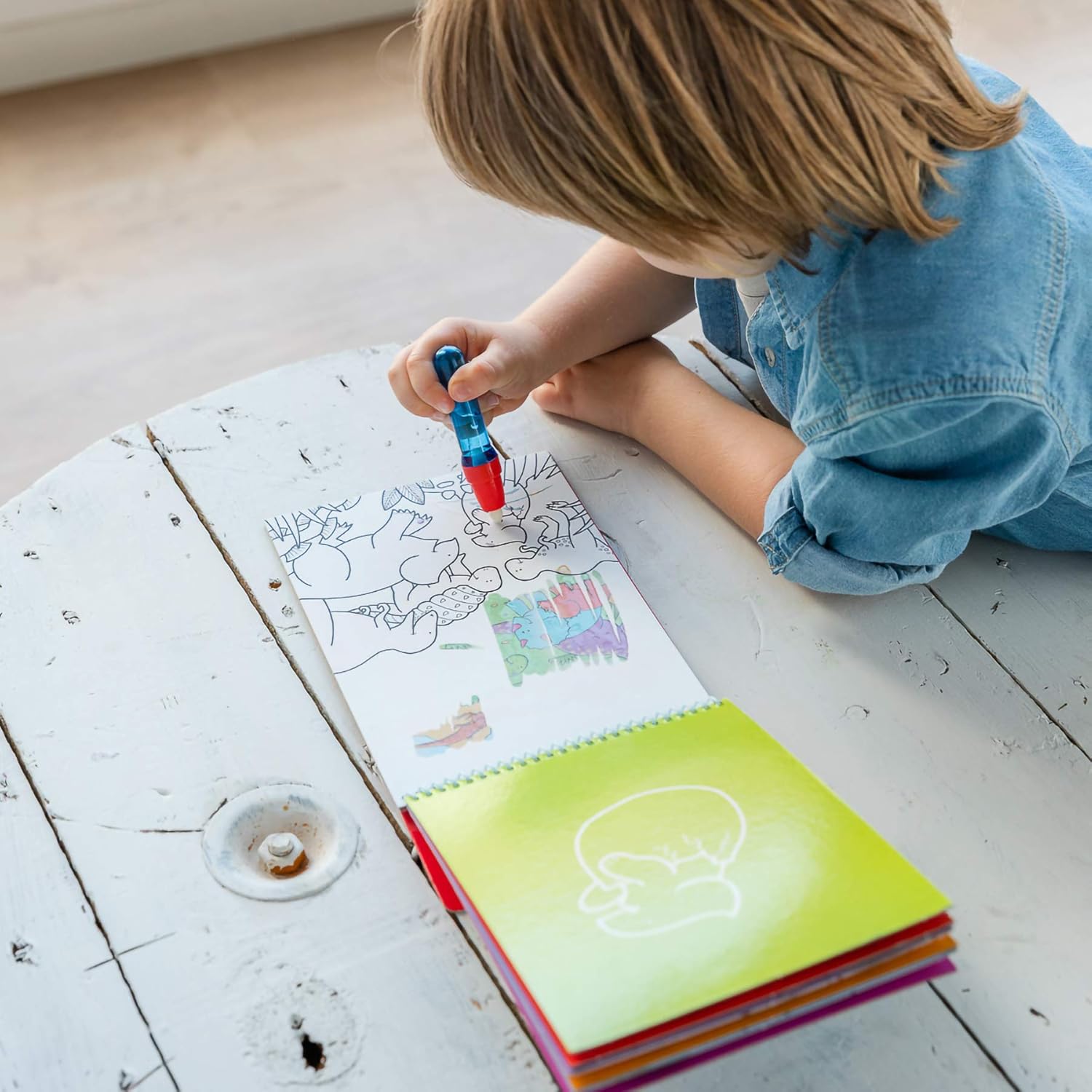 Galt Water Magic - Animals Reusable Water Reveal Colouring Book for Kids 3+