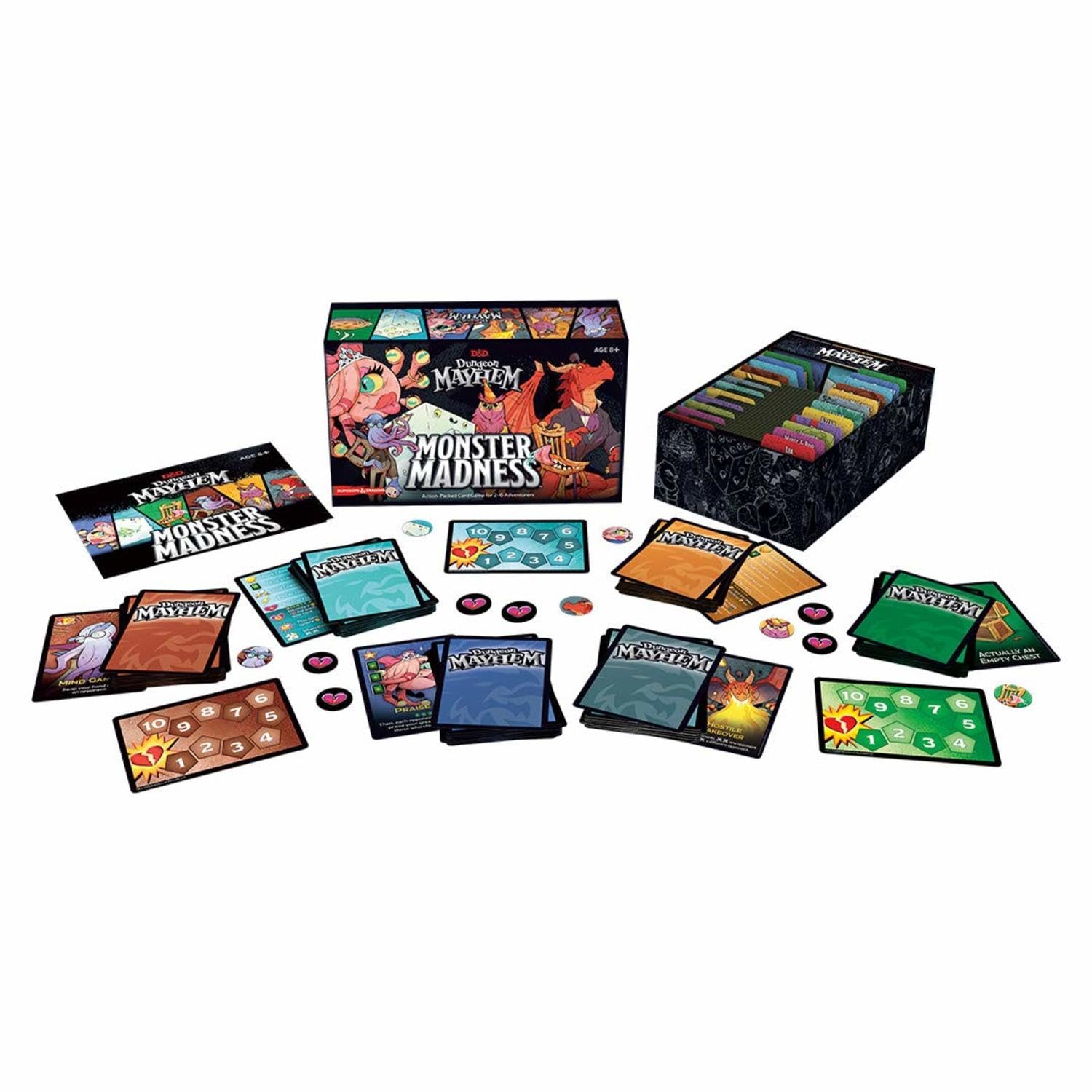 Dungeons & Dragons Monster Madness Dedicated Deck Card Game | Supports 2-6 Players 4