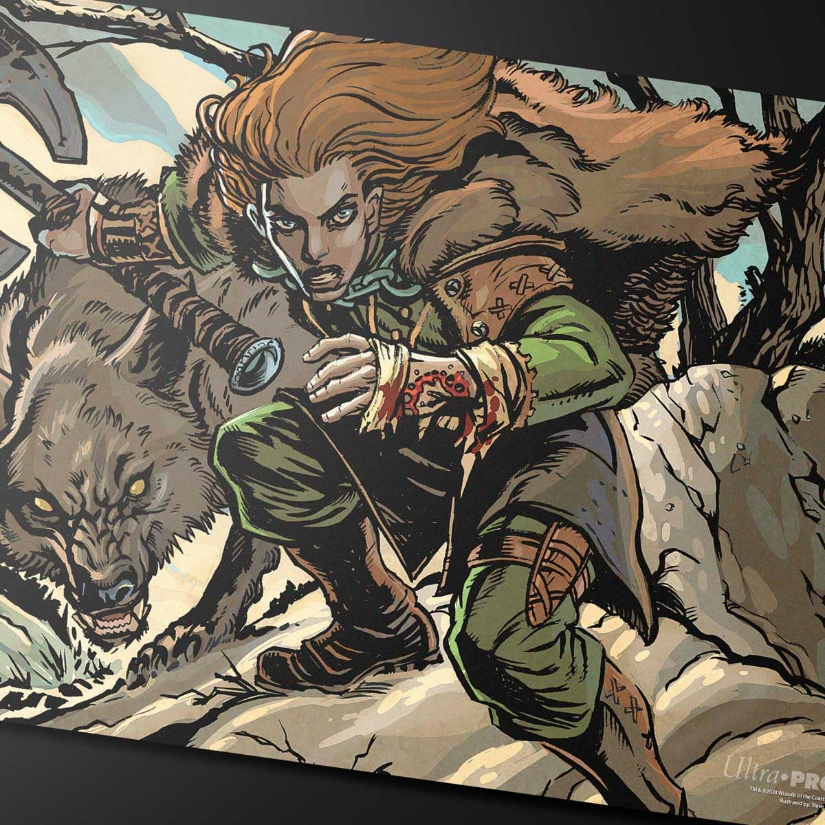 Ultra Pro Innistrad Remastered Double Sided Playmat with Huntmaster and Ravager of the Fells Artwork 5