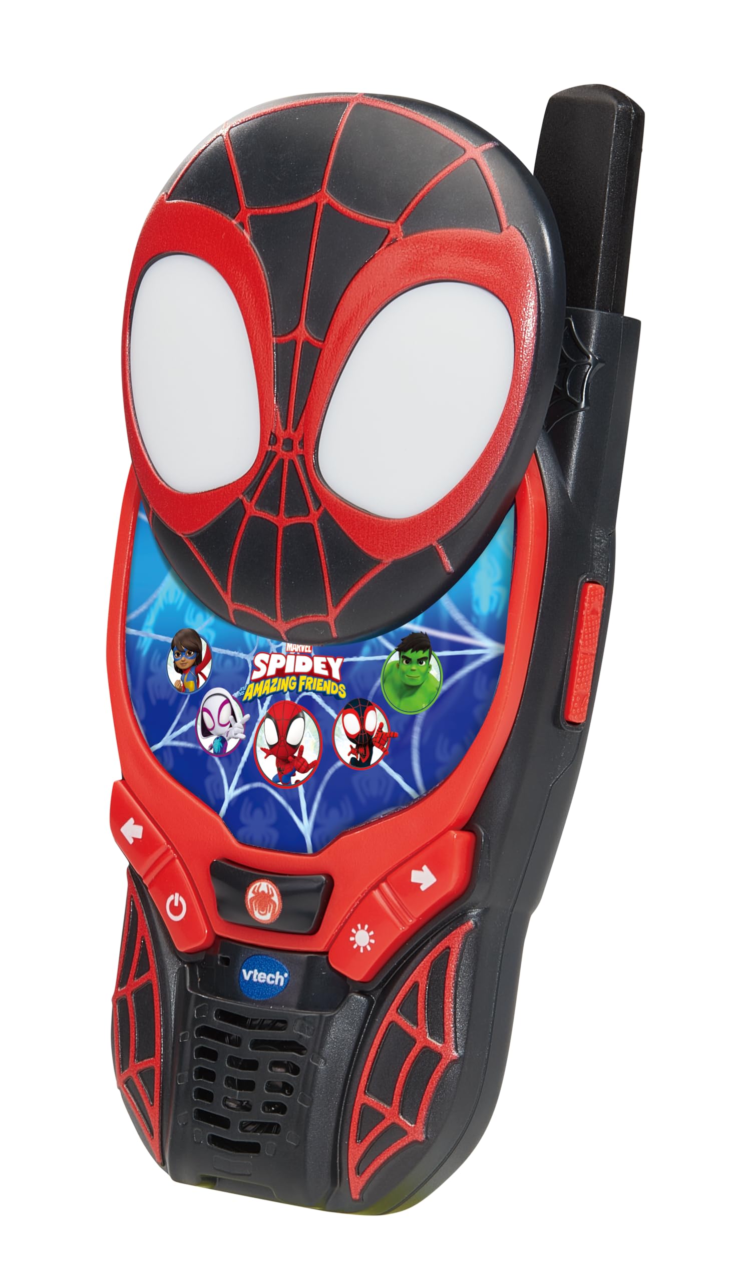 VTech Spidey and His Amazing Friends Spidey-Sense Walkie-Talkies - 500ft Range, Light-Up Eyes, Ages 3-6 4
