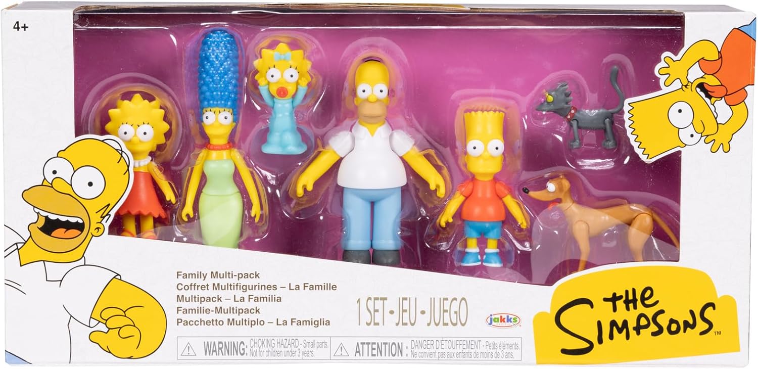 The Simpsons 2.5" Action Figure Scaled Multipack - Poseable Family Set with Pets 10
