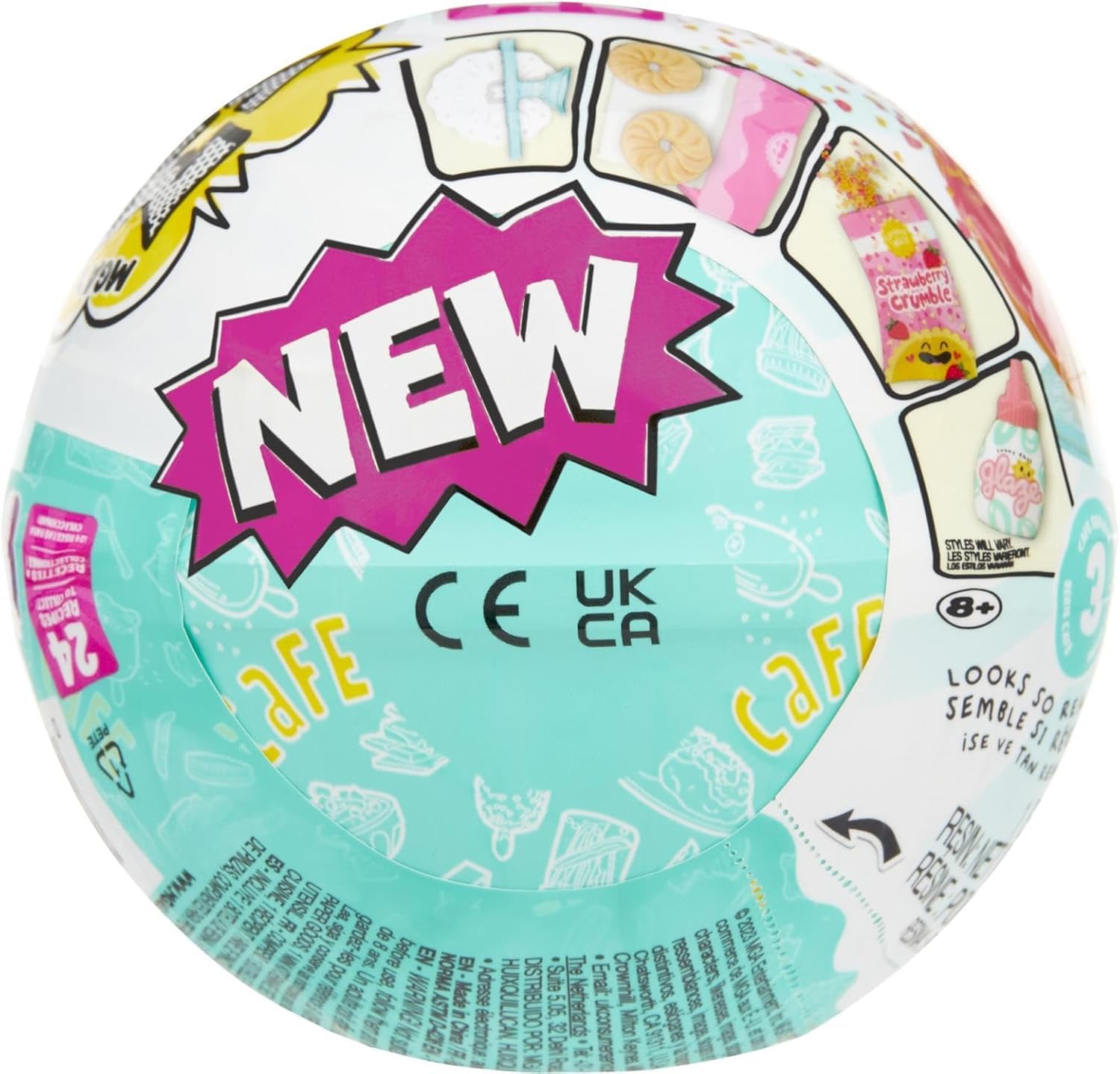 MGA Miniverse Make It Mini Food – Café Serie 3 – DIY-Mini-Sammlerstücke aus Kunstharz für Kinder ab 8 Jahren 5