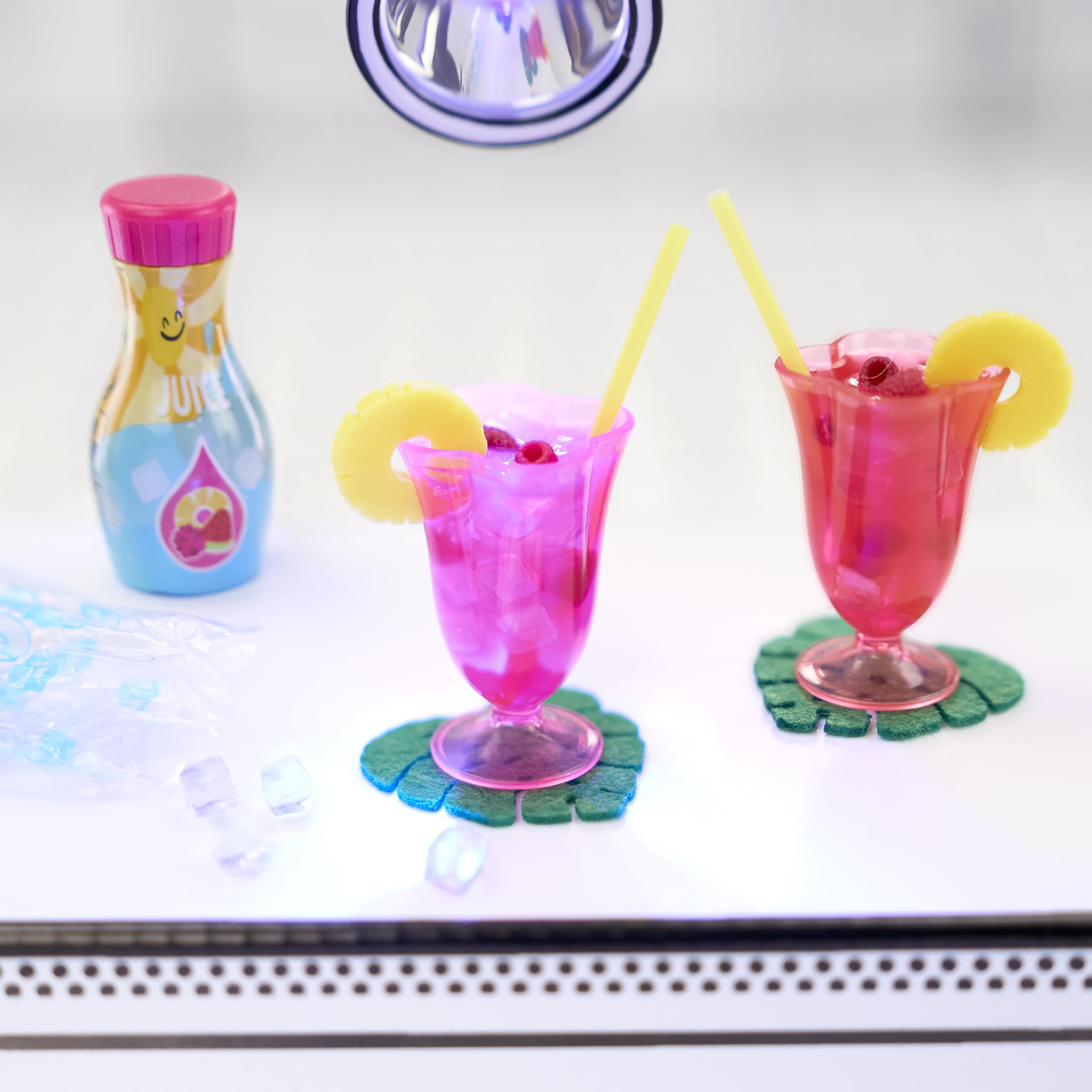 MGA's Miniverse Make It Mini Birthday - Rainbow, Dino, Tropical Party Theme Mini Collectibles with Resin Play & DIY Craft Kit 6