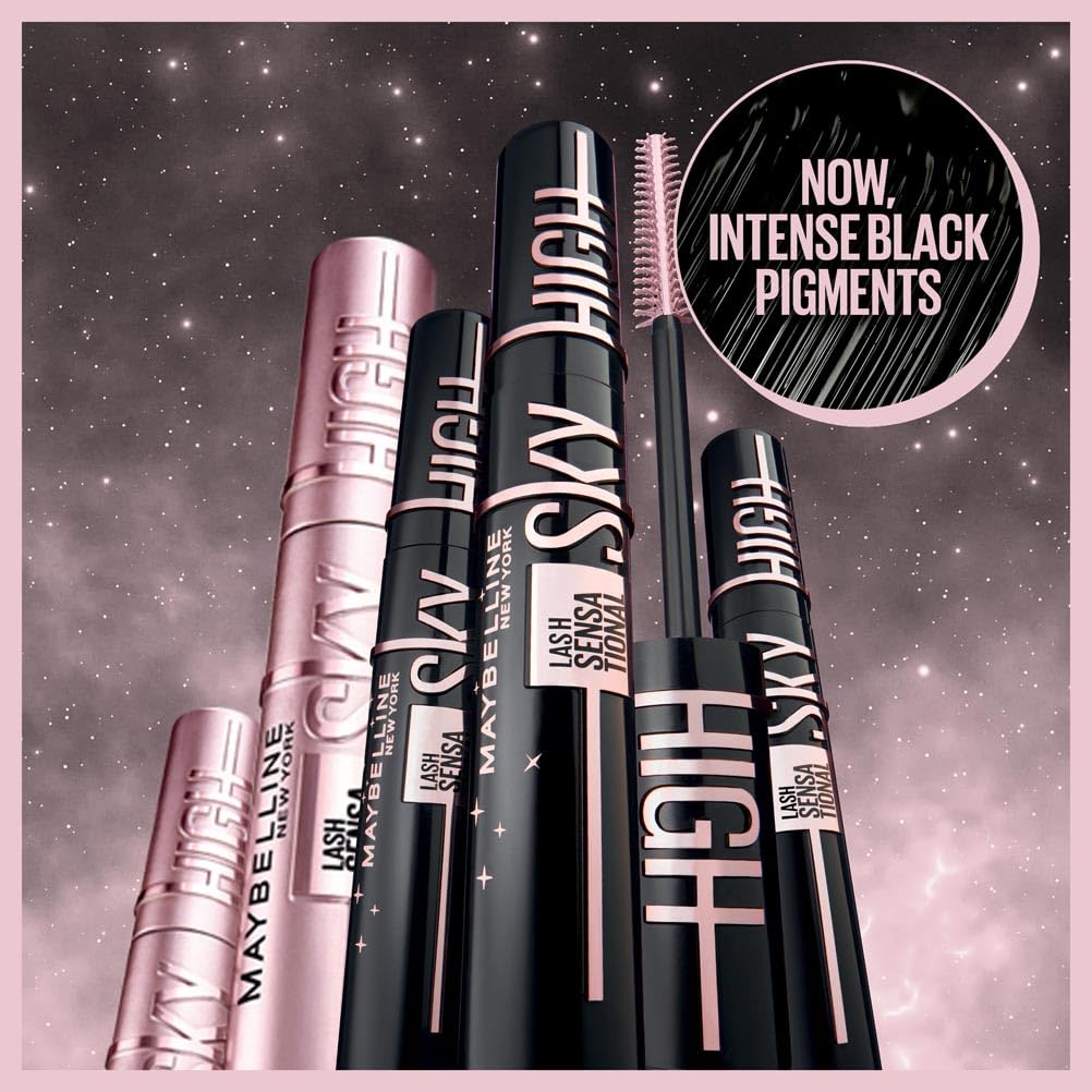 Maybelline Lash Sensational Sky High Volumising & Lengthening, Flake-Free F 6