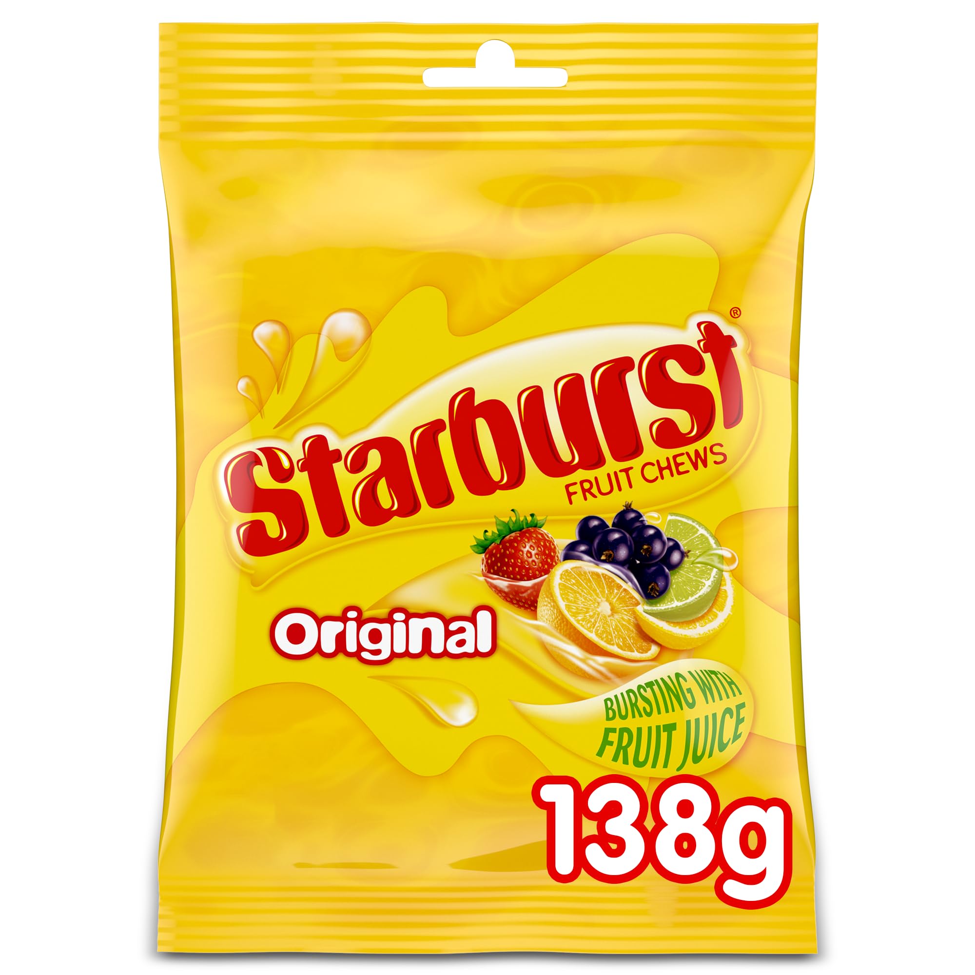 Starburst Original Fruit Chews Sweets Pouch 138g