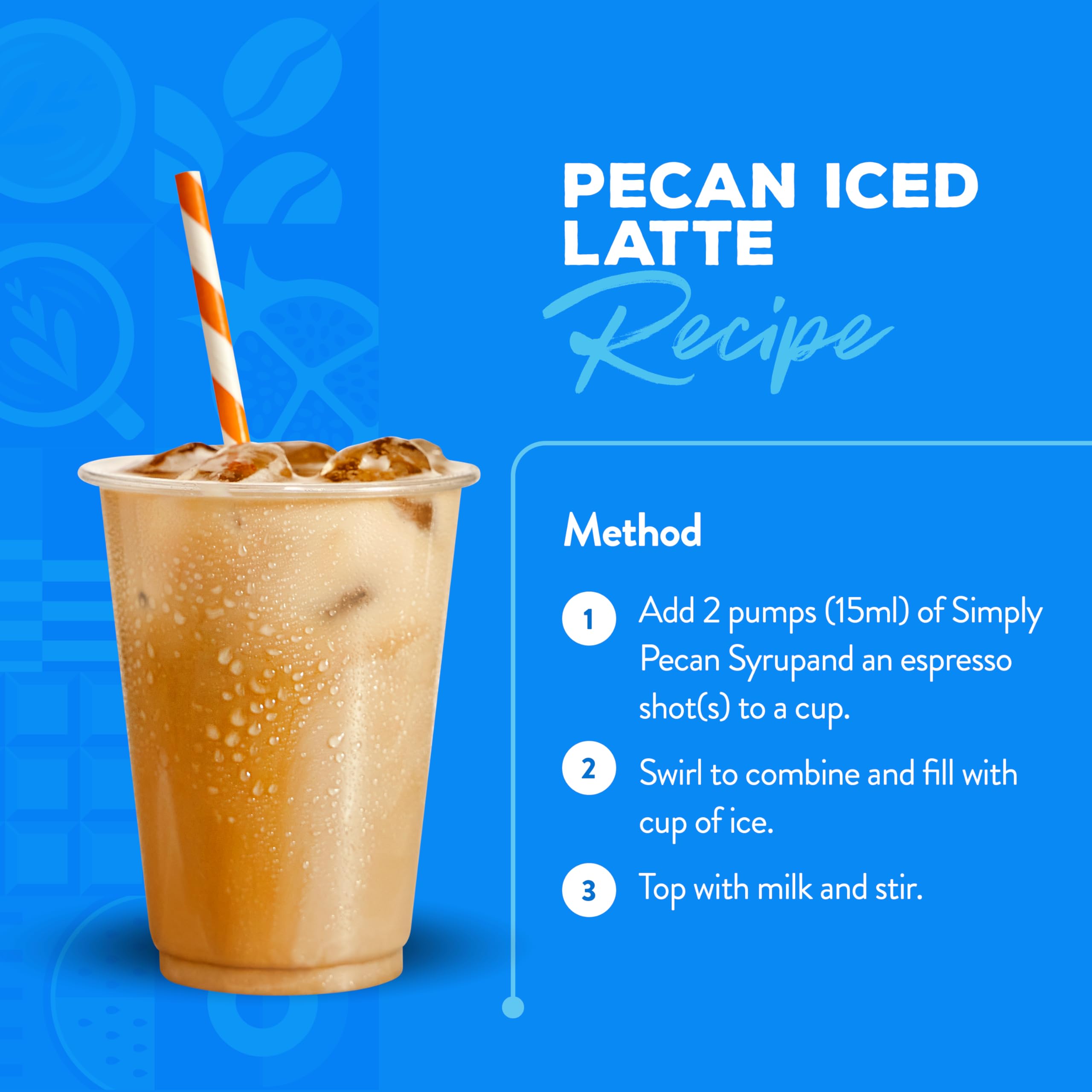 Simply Pecan Syrup, Vegan, Halal & Nut Free Flavoured Syrup for Coffee, Hot and Cold Drinks 4