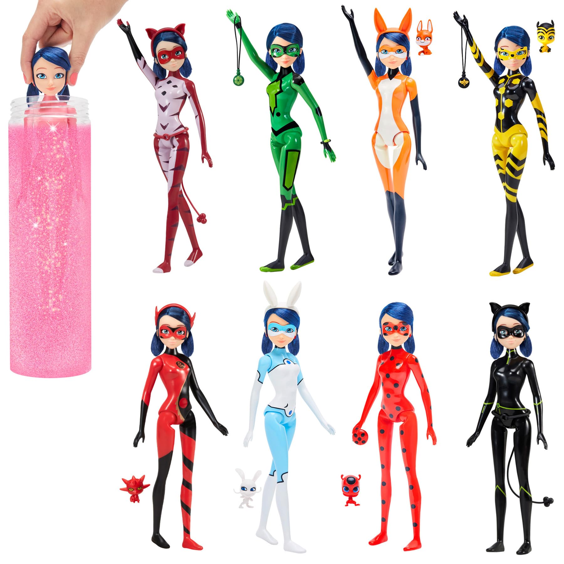 Miraculous Ladybug Magic Heroez Reveal Colour Change Doll - Bandai, 4+ Years 12