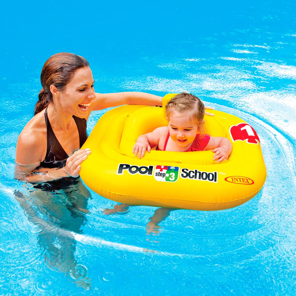 Intex 56587EU Deluxe Baby Float - Square Ring with Back Support for Stability 7