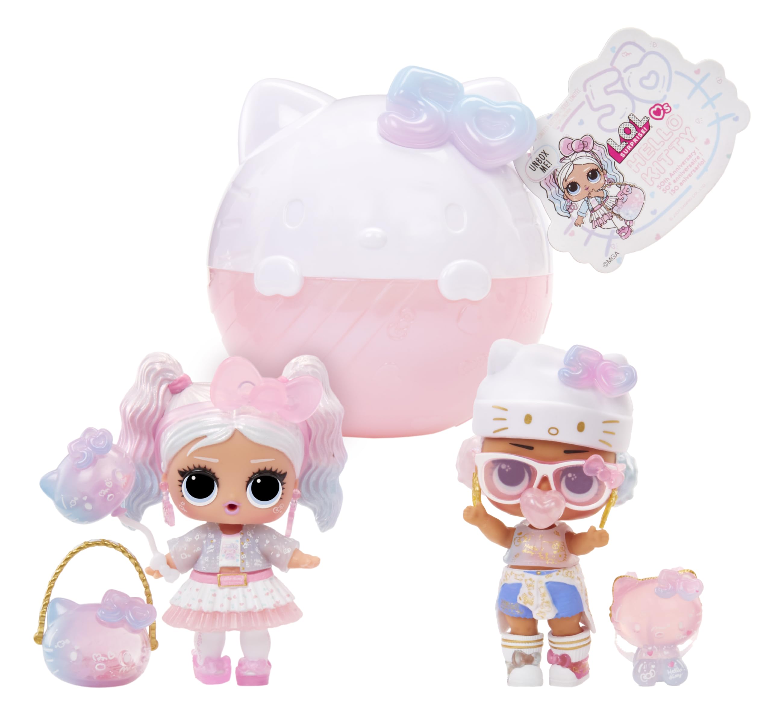 L.O.L. Surprise! Loves Hello Kitty Tots Assortment - Limited Edition Collectible Doll | Ages 3+ | 7 Surprises