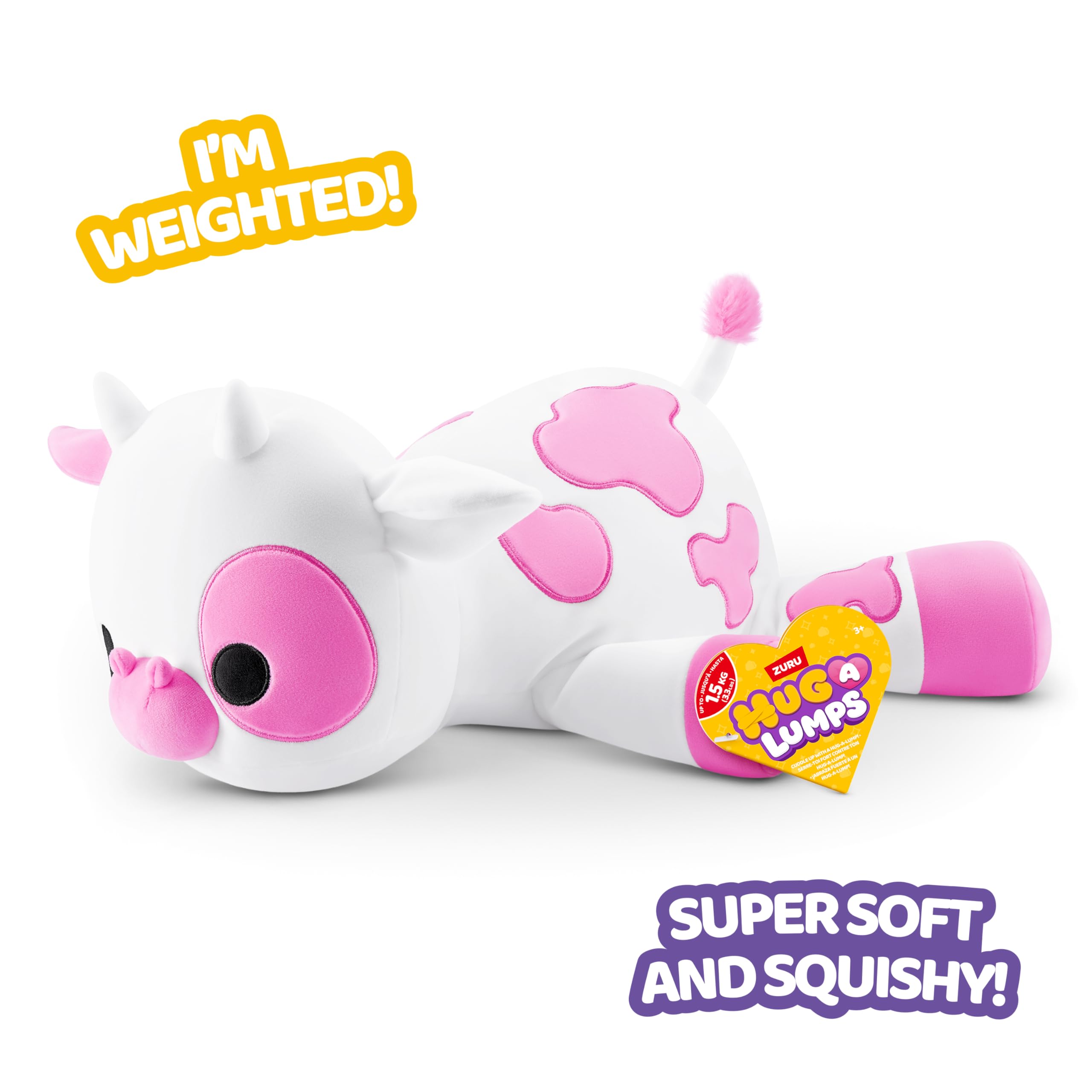 Hug-A-Lumps Medium Clover - Weighted Plush Cuddly Toy for Stress Relief 11