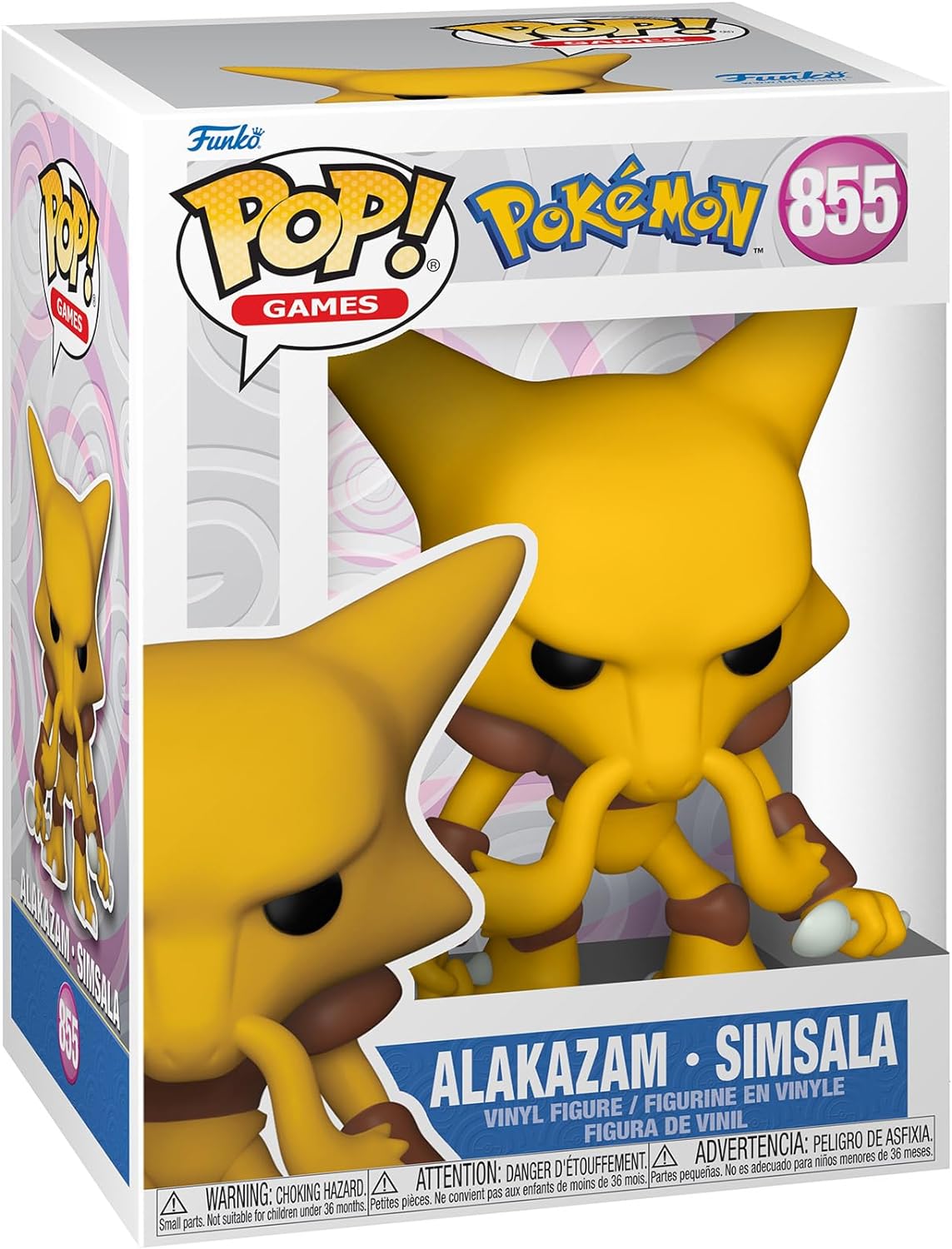 Funko Pop! Spiele Pokémon – Abra &amp; Alakazam Vinylfigur (74216) 10