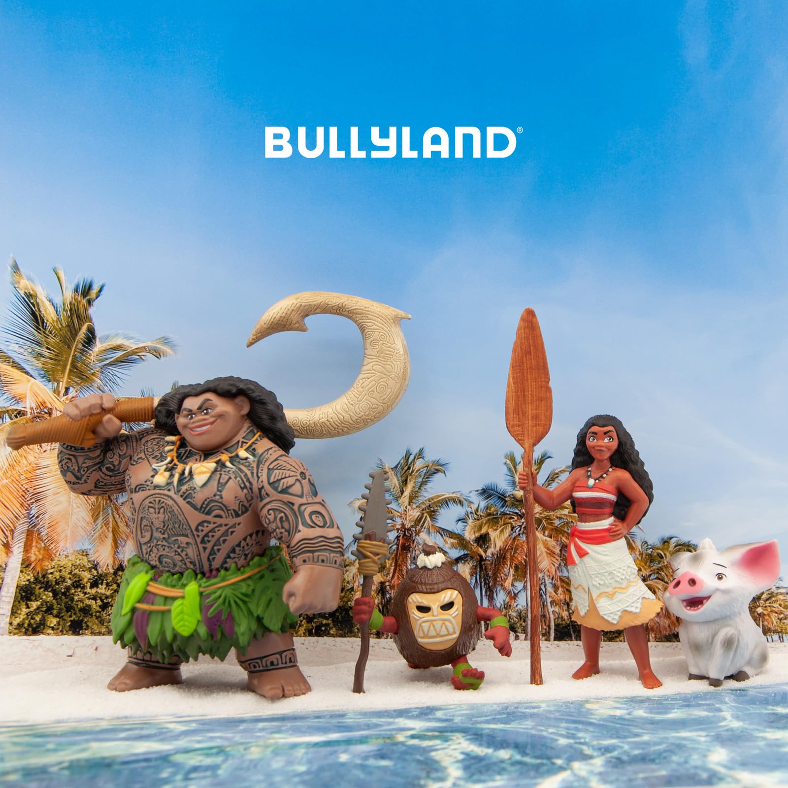Bullyland Pua Figure - 4.5 cm Hand-Painted Disney Vaiana Toy for Ages 3+ 7