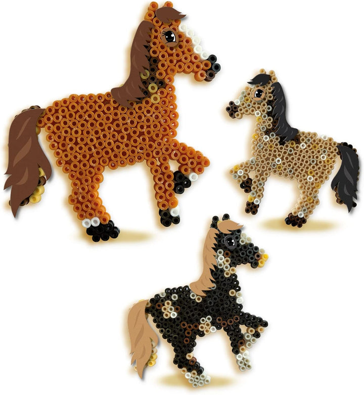 SES Creative 06214 Iron on Beads - Horse Craft Kit for Kids