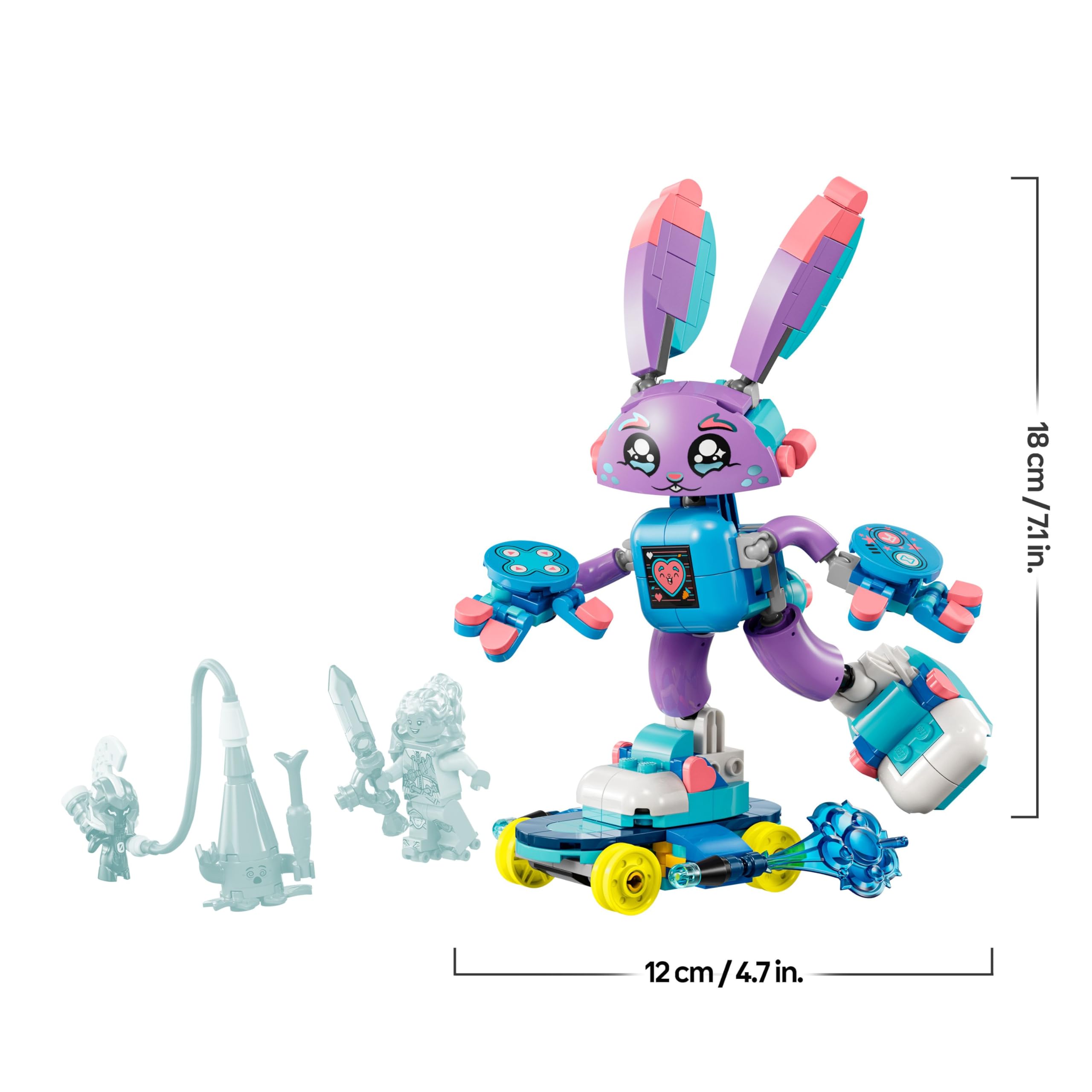 LEGO DREAMZzz Izzie and Bunchurro the Gaming Bunny Building Set - 2-in-1 Fantasy Playset for Kids 7+ 14