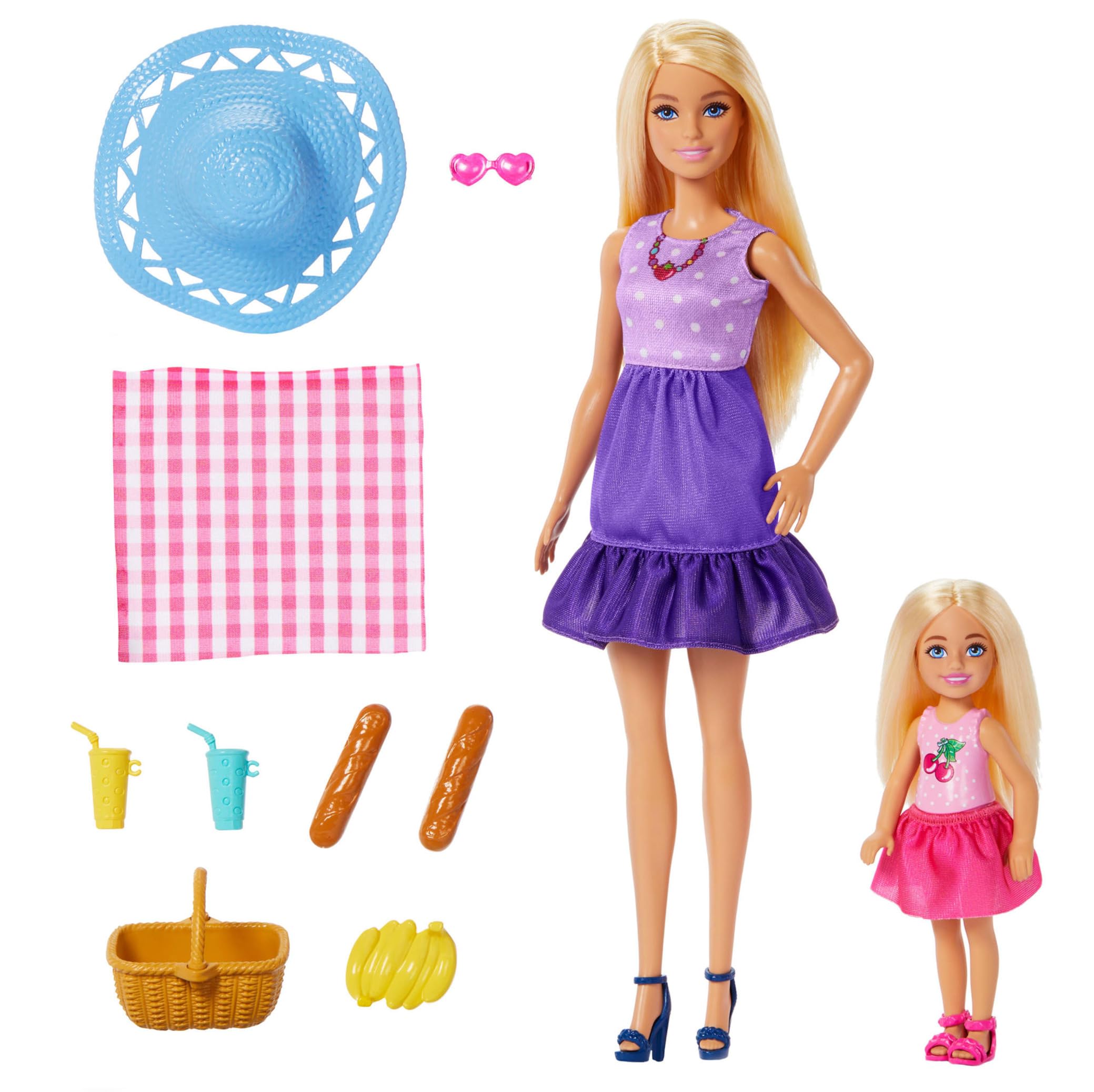 Barbie Family & Friends Dolls & Accessories Playset - Picnic-Themed Fun for Ages 3+ 3