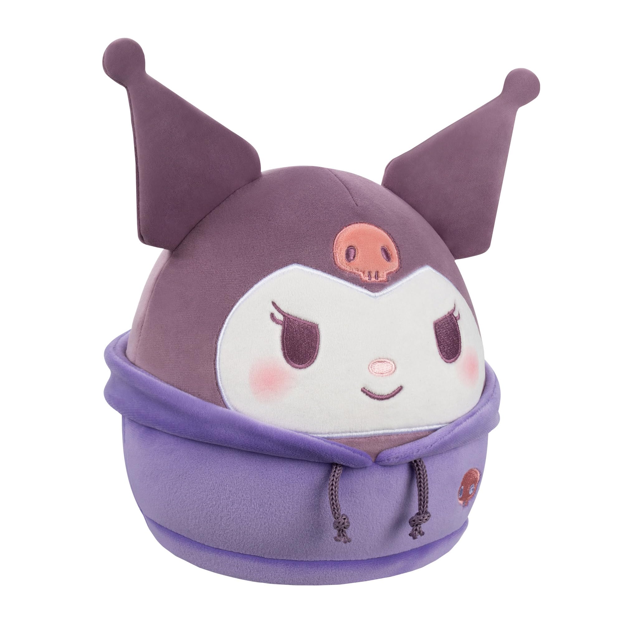 Squishmallows Dabodabo Hoodie Kuromi 8-Inch Plush - Sanrio x Squishmallows Collaboration 8