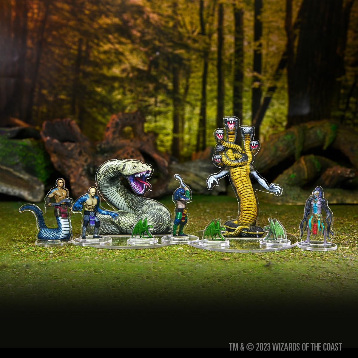 WizKids D&D Idols of the Realms: Snake Den - Scales & Tails 2D Miniatures 3