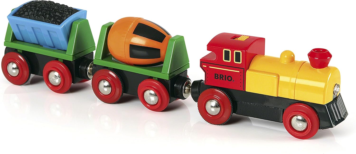 BRIO World Battery Operated Action Train Set - Compatible with BRIO Railway, FSC Certified Wood, Model 33319 6